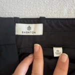 Thumbnail for Pantalon Babaton tailleur large taille 10 noir