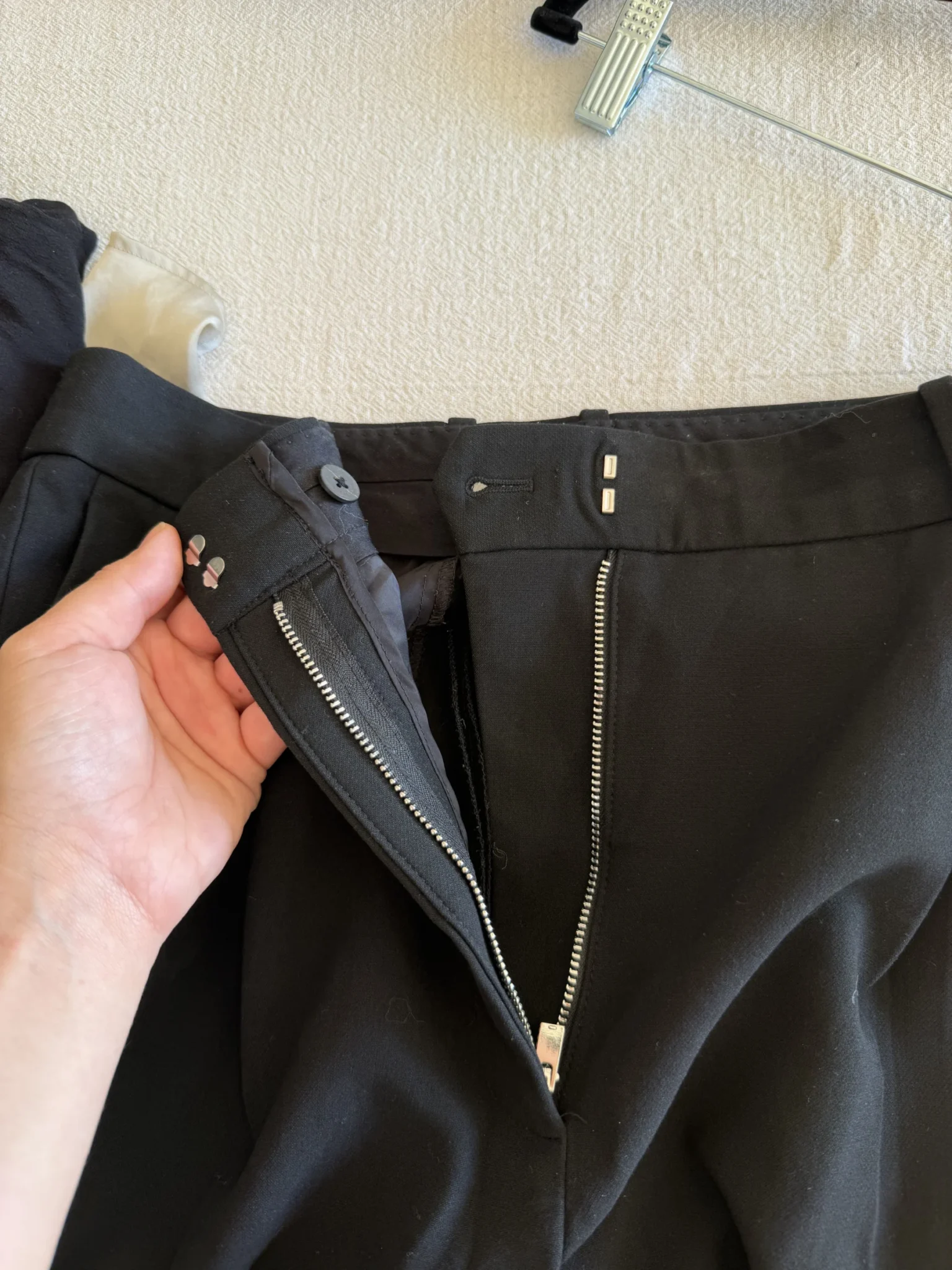 Image for Pantalon Babaton tailleur large taille 10 noir