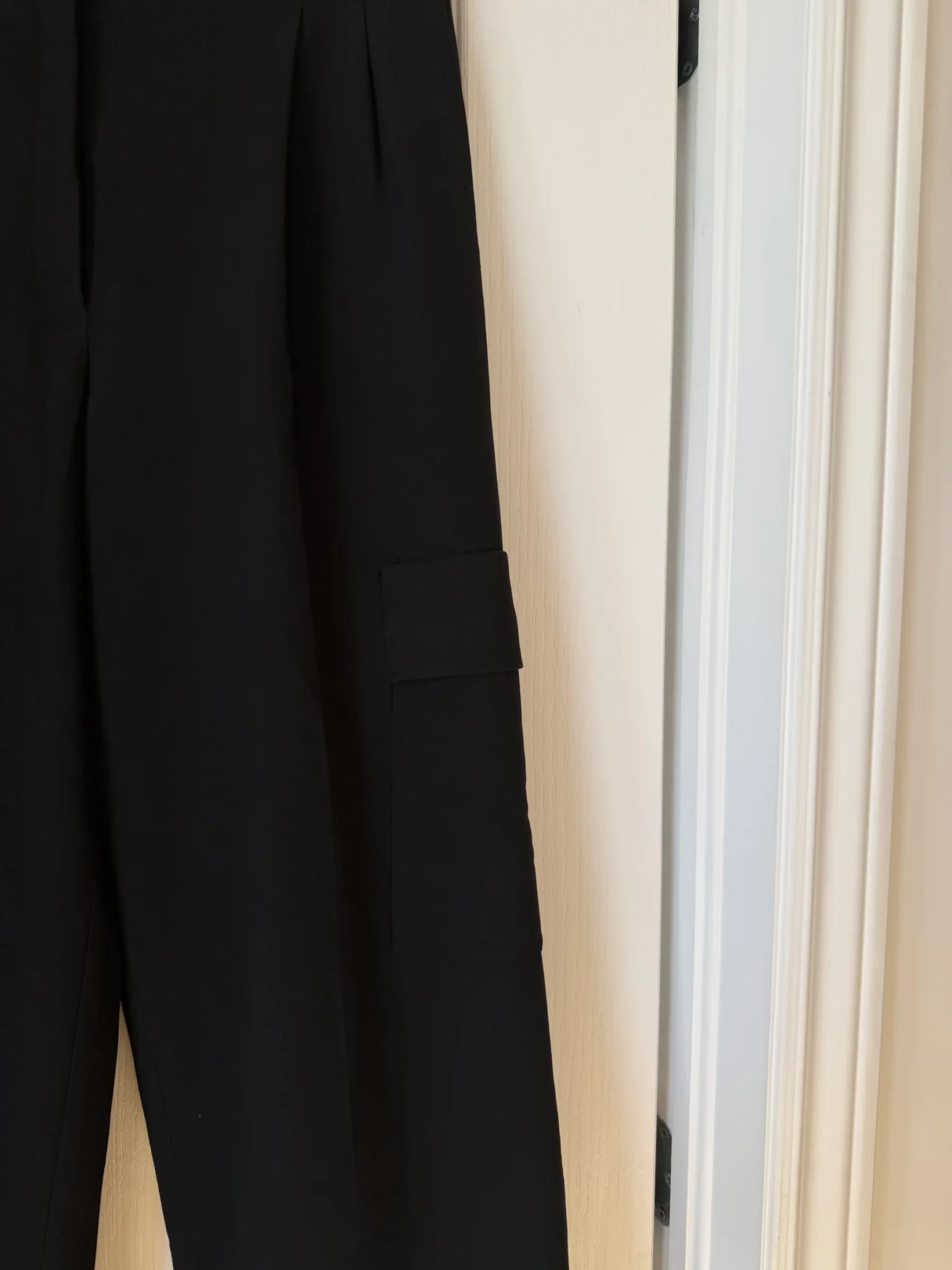 Image for Pantalon Babaton tailleur large taille 10 noir