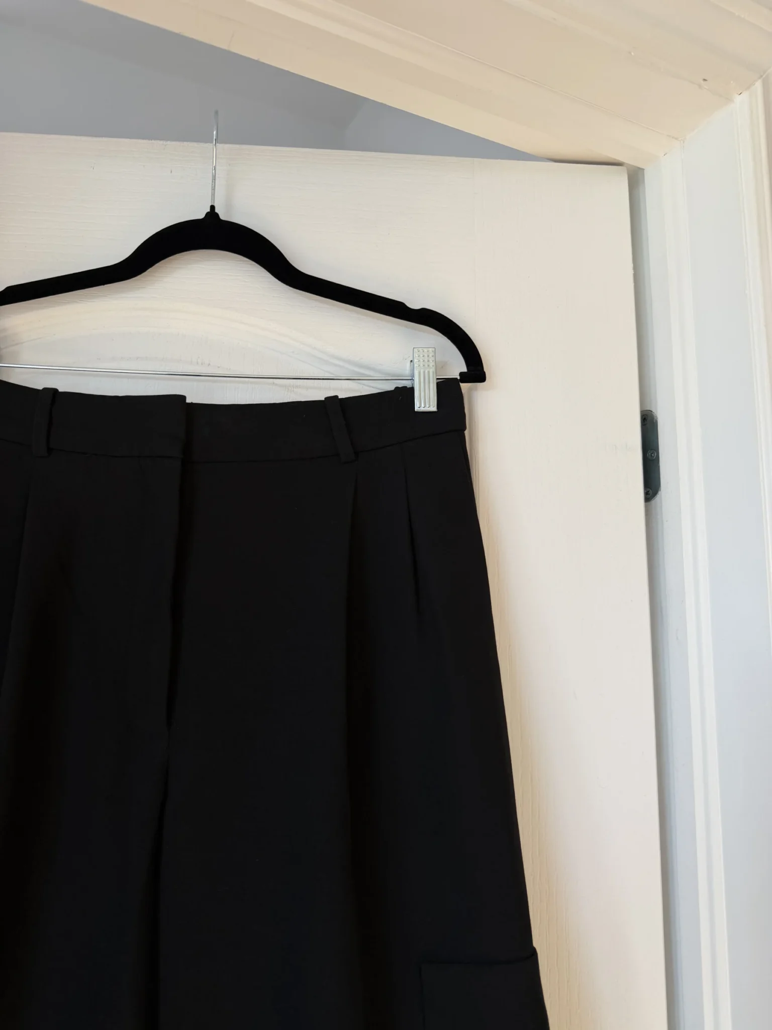 Image for Pantalon Babaton tailleur large taille 10 noir