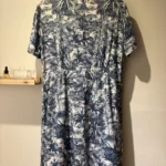 Thumbnail for Caroll Paris – Robe chemisier imprimée – taille 44