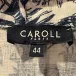 Thumbnail for Caroll Paris – Robe chemisier imprimée – taille 44