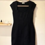 Featured thumbnail for Babaton par Aritzia – Robe noire structurée – taille L