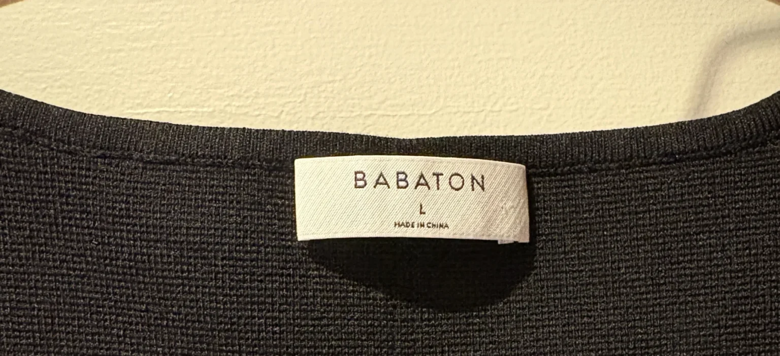 Image for Babaton par Aritzia – Robe noire structurée – taille L