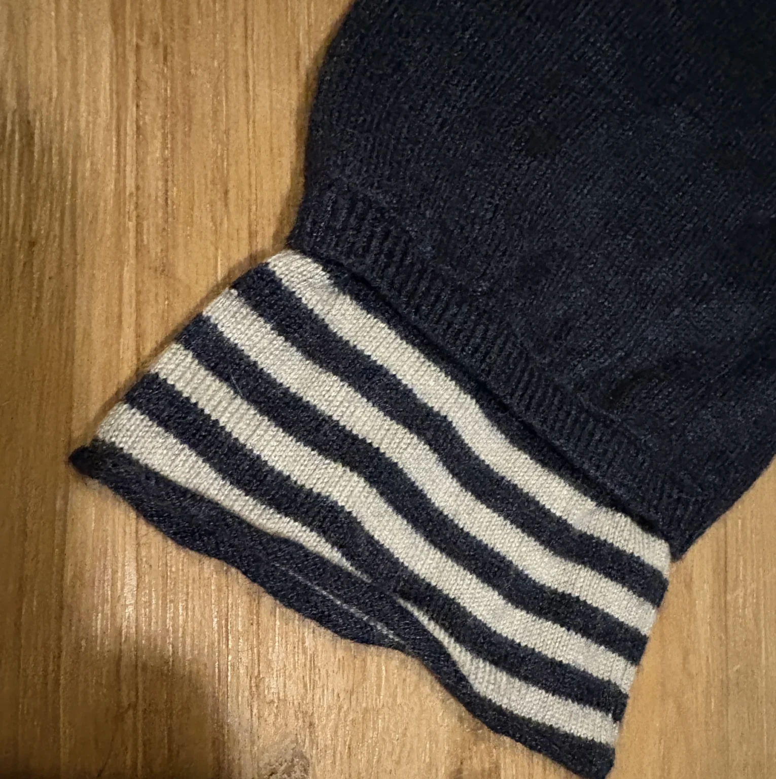 Image for Sandwich – Navy blue long open-front jacket