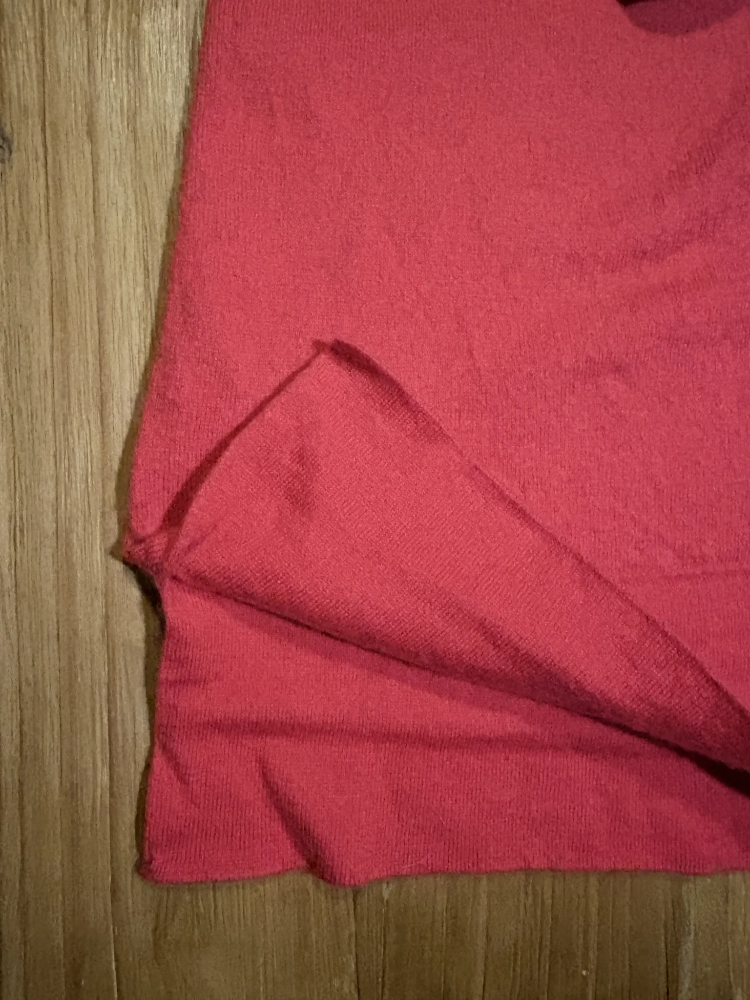 Image for Jones New York Collection – Chandail rouge-corail à manches 3/4 – taille L/G