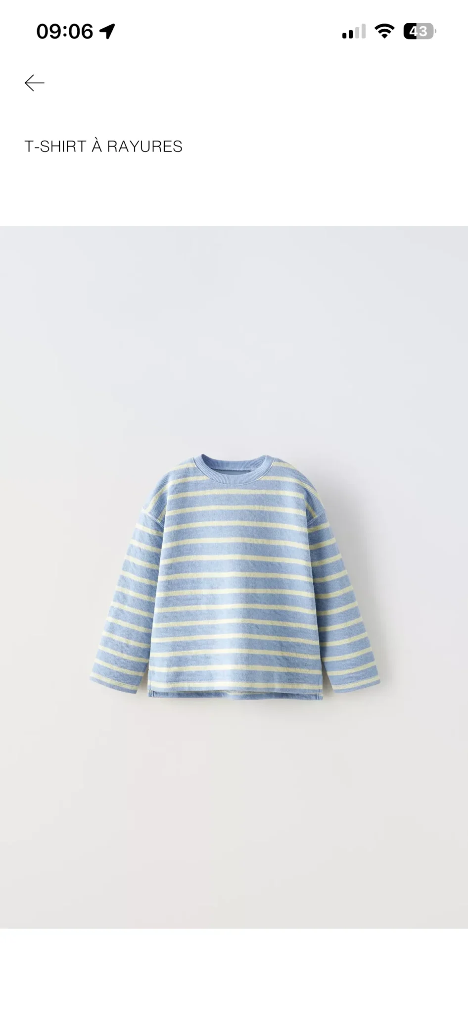 Image for Chandail rayé, Zara. 3T