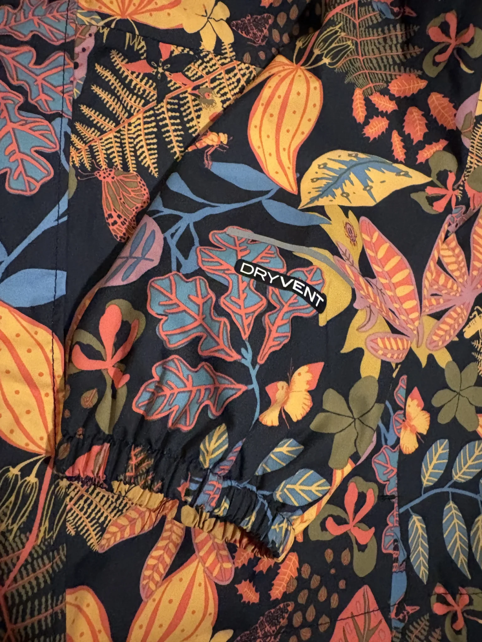 Image for The North Face – DryVent waterproof jacket with botanical print – girls’ L/G