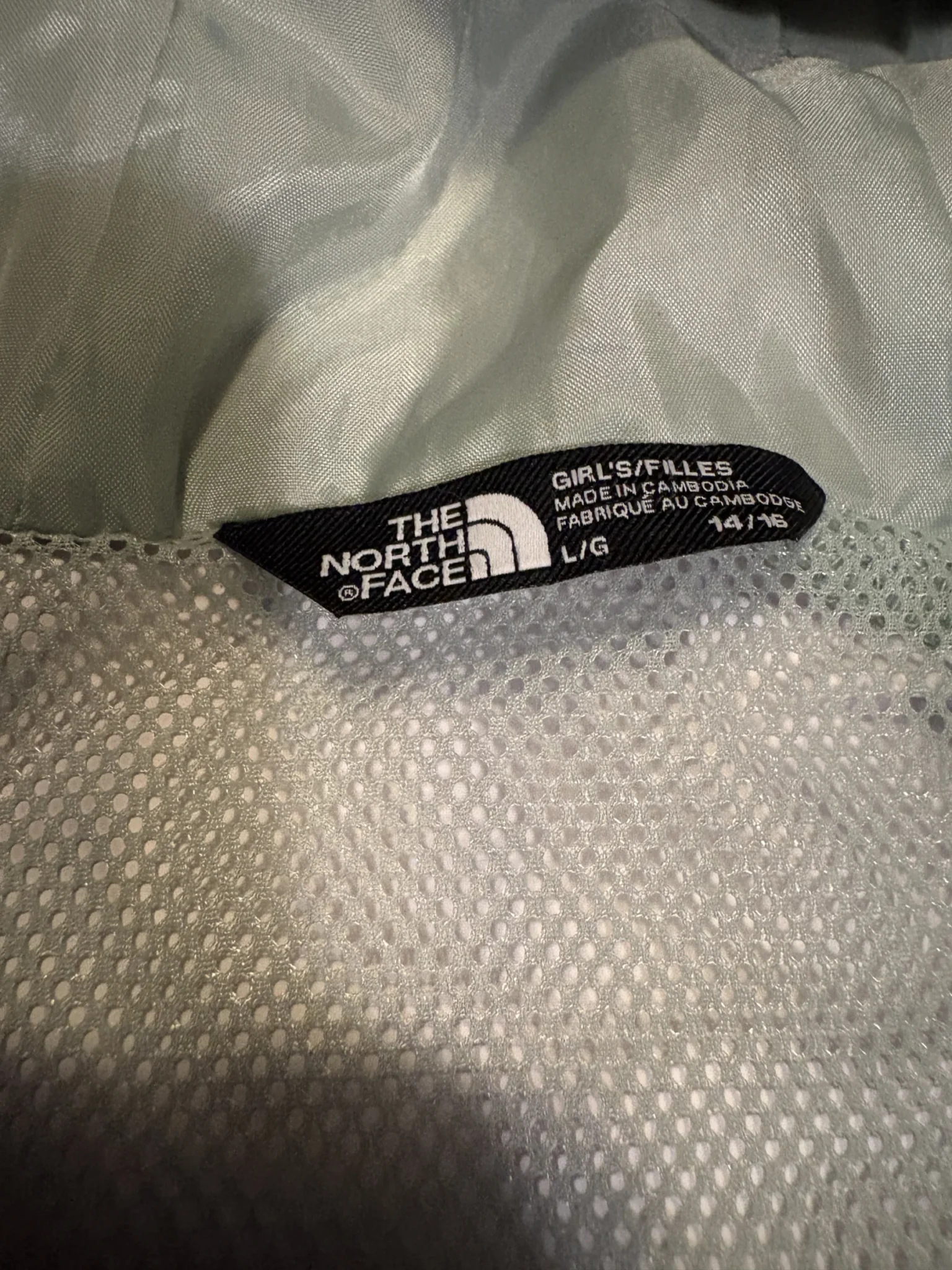 Image for The North Face – DryVent waterproof jacket with botanical print – girls’ L/G