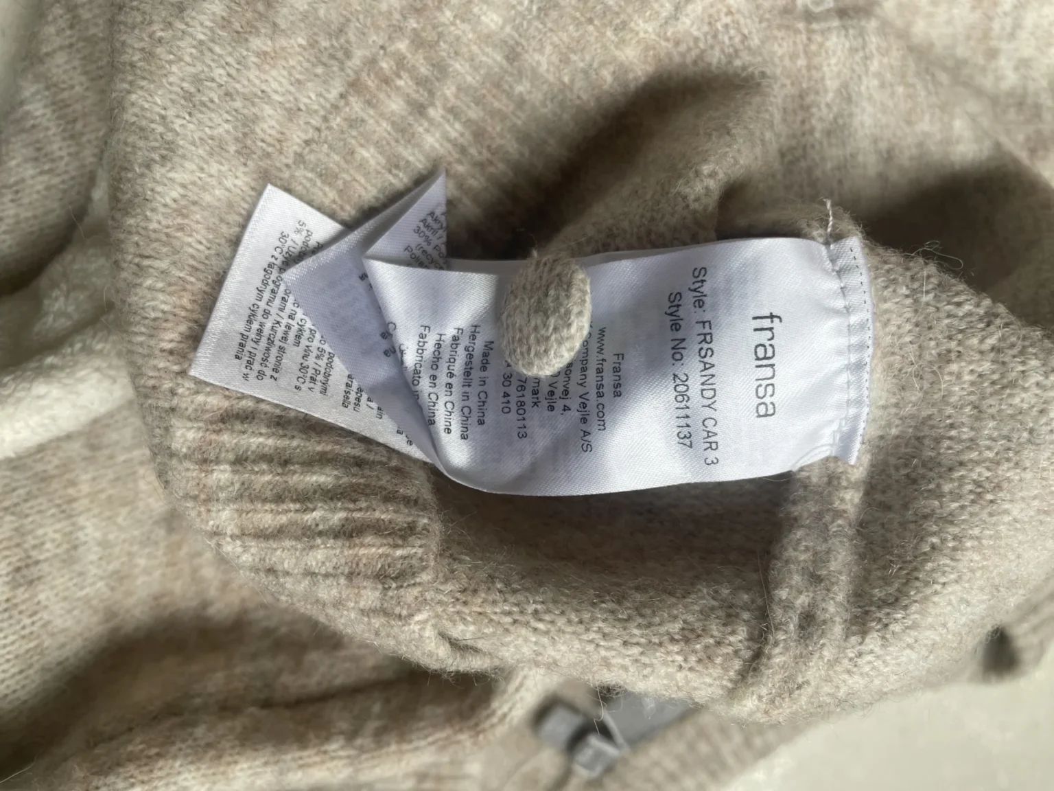 Image for Knitwear made from a blend of wool and alpaca
