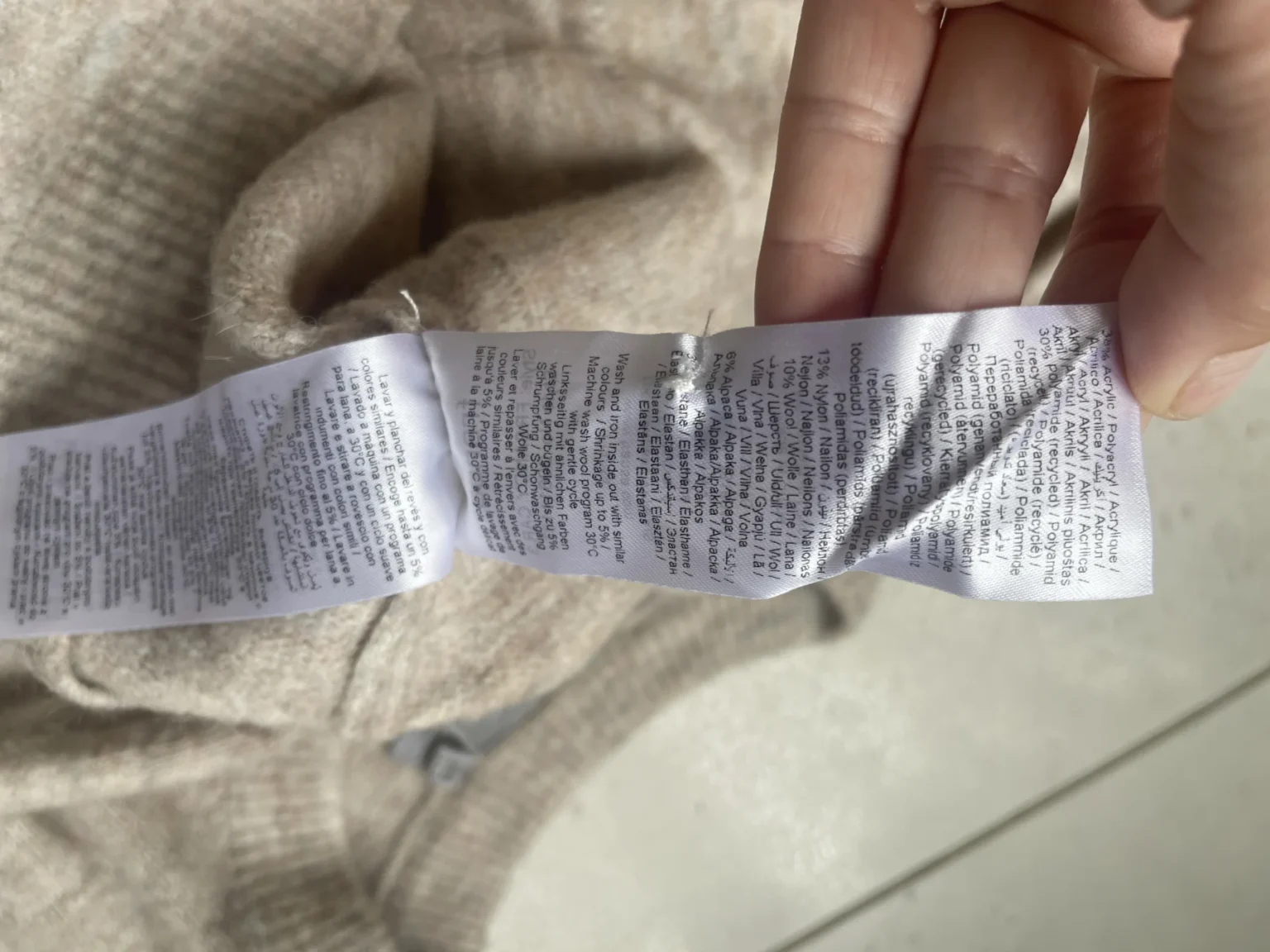 Image for Knitwear made from a blend of wool and alpaca