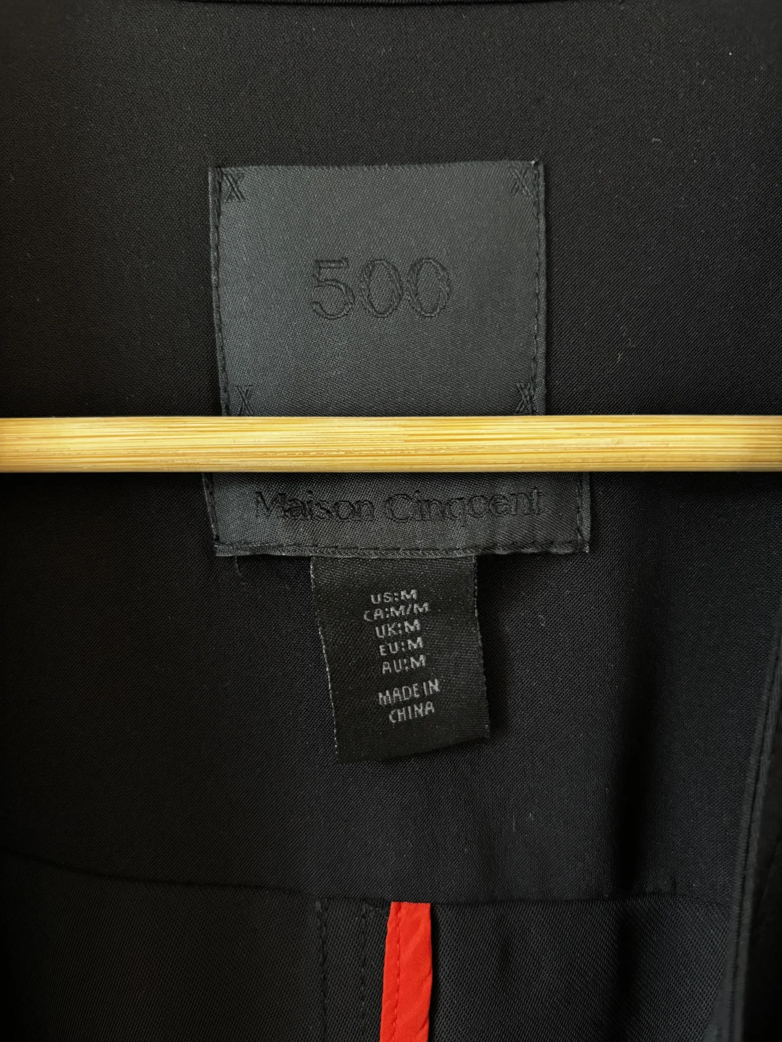 Image for ♥️Black flowing trench coat 500 MAISON CINQCENT