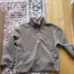 Thumbnail for Veste demi zip sherpa / molletonnée