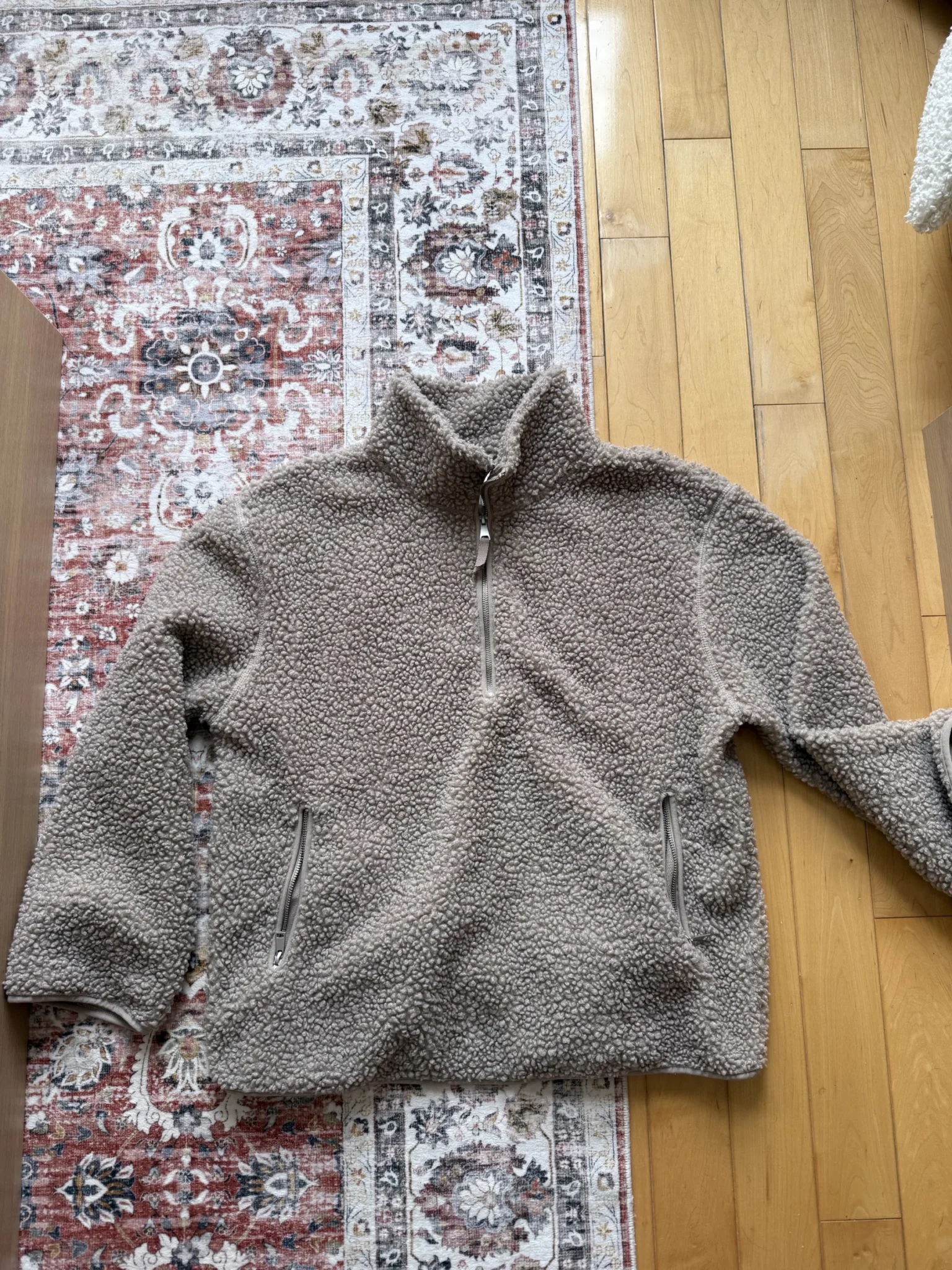 Image for Veste demi zip sherpa / molletonnée