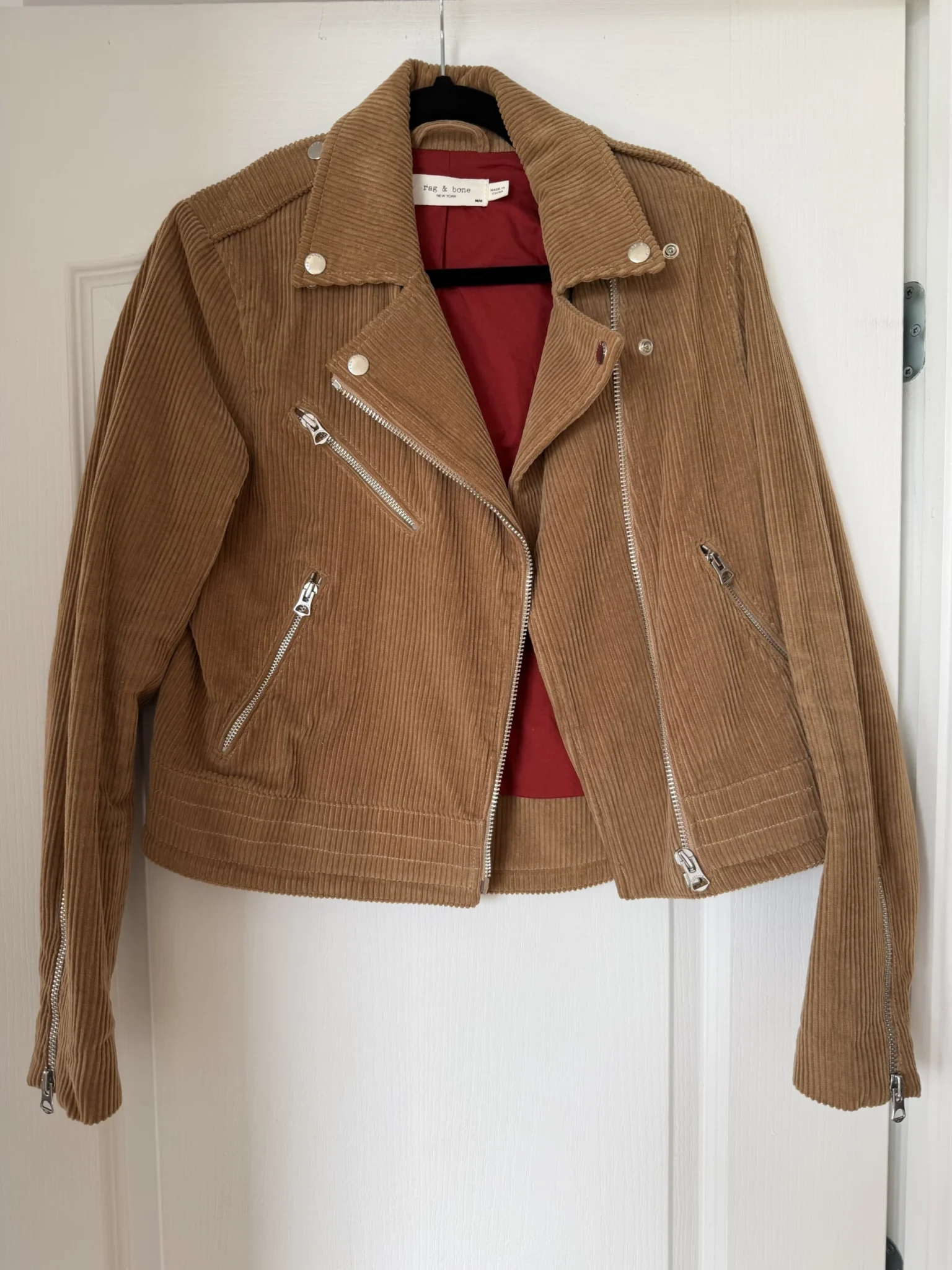 Image for Veste côtelé Rag and Bone marron taille M