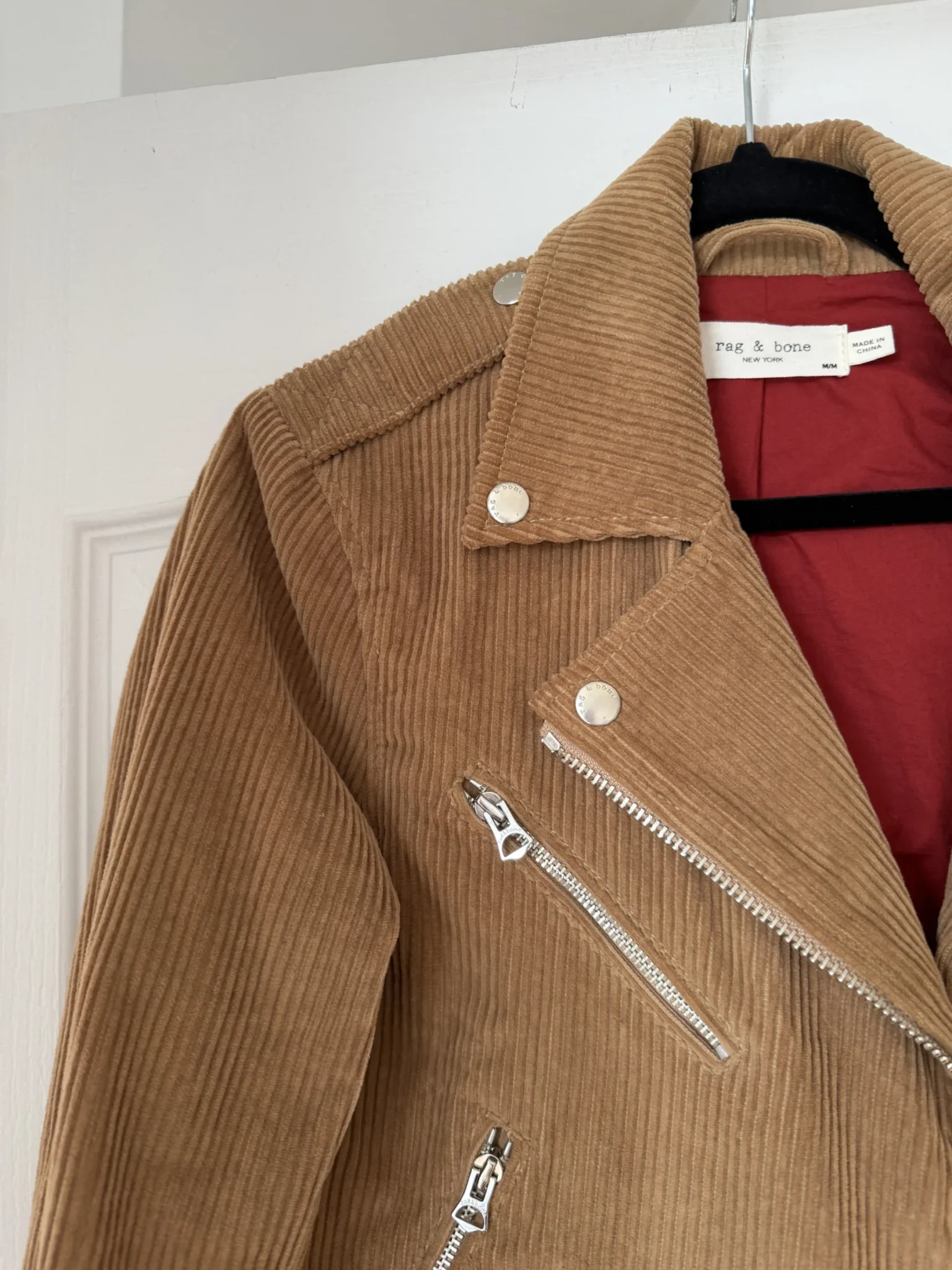 Image for Veste côtelé Rag and Bone marron taille M