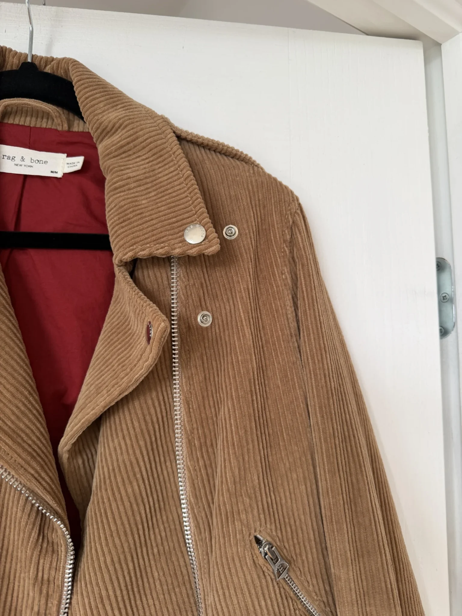 Image for Veste côtelé Rag and Bone marron taille M