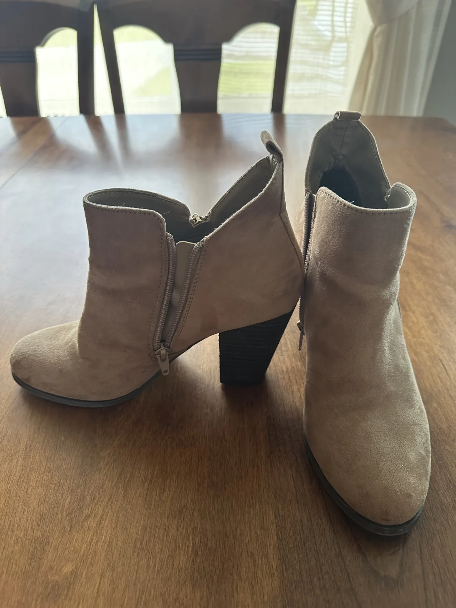 Image for Spring suede ankle boots