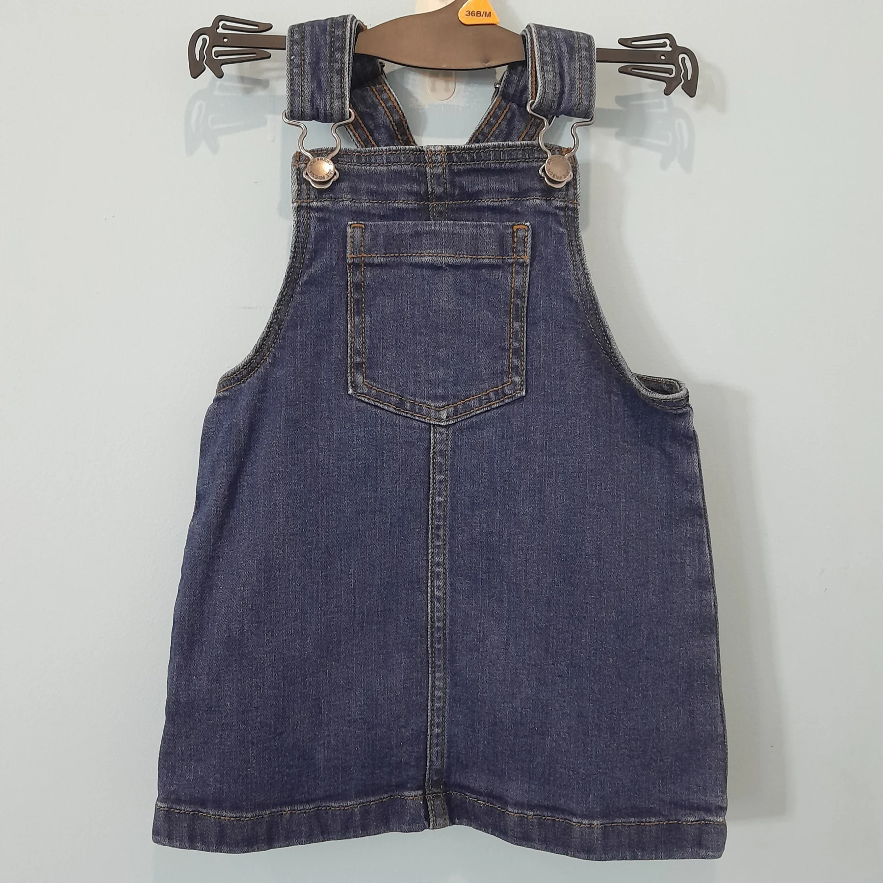 Salopette en jeans bleue pour fille Joe Fresh seconde main