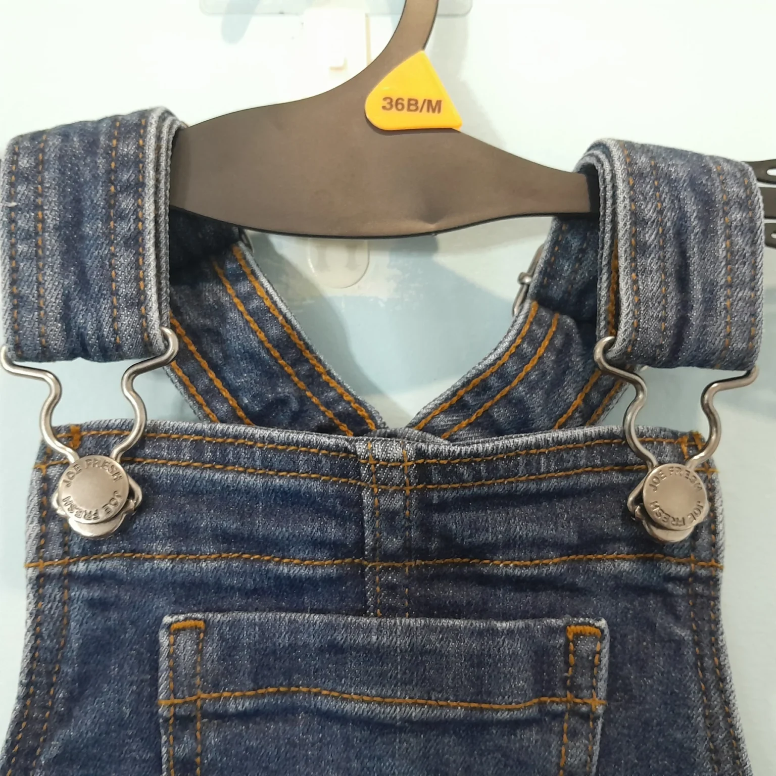 Image for Salopette en jeans bleue pour fille