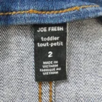 Thumbnail for Salopette en jeans bleue pour fille