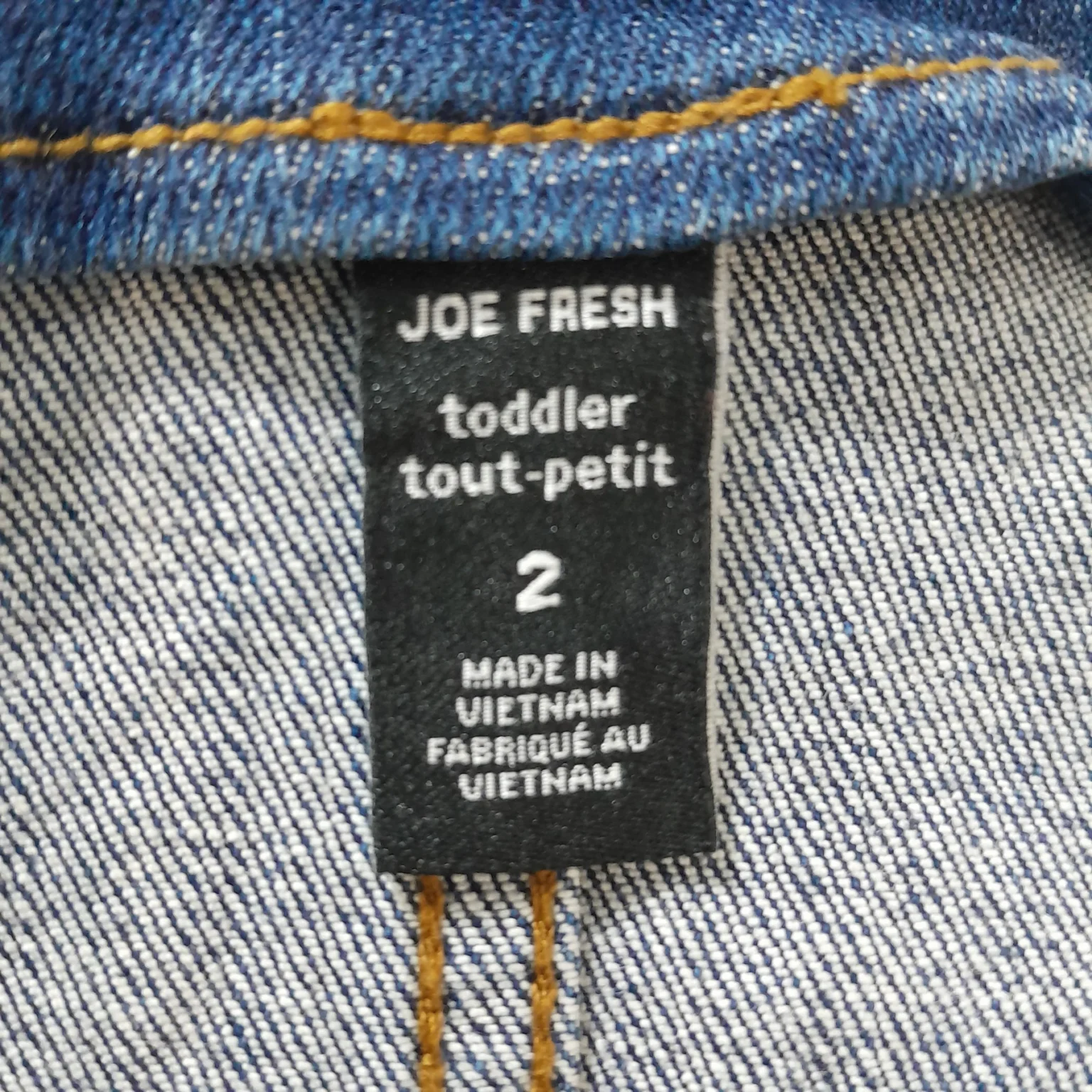 Image for Salopette en jeans bleue pour fille