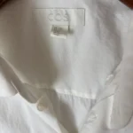 Thumbnail for COS white cotton button-up shirt – Small