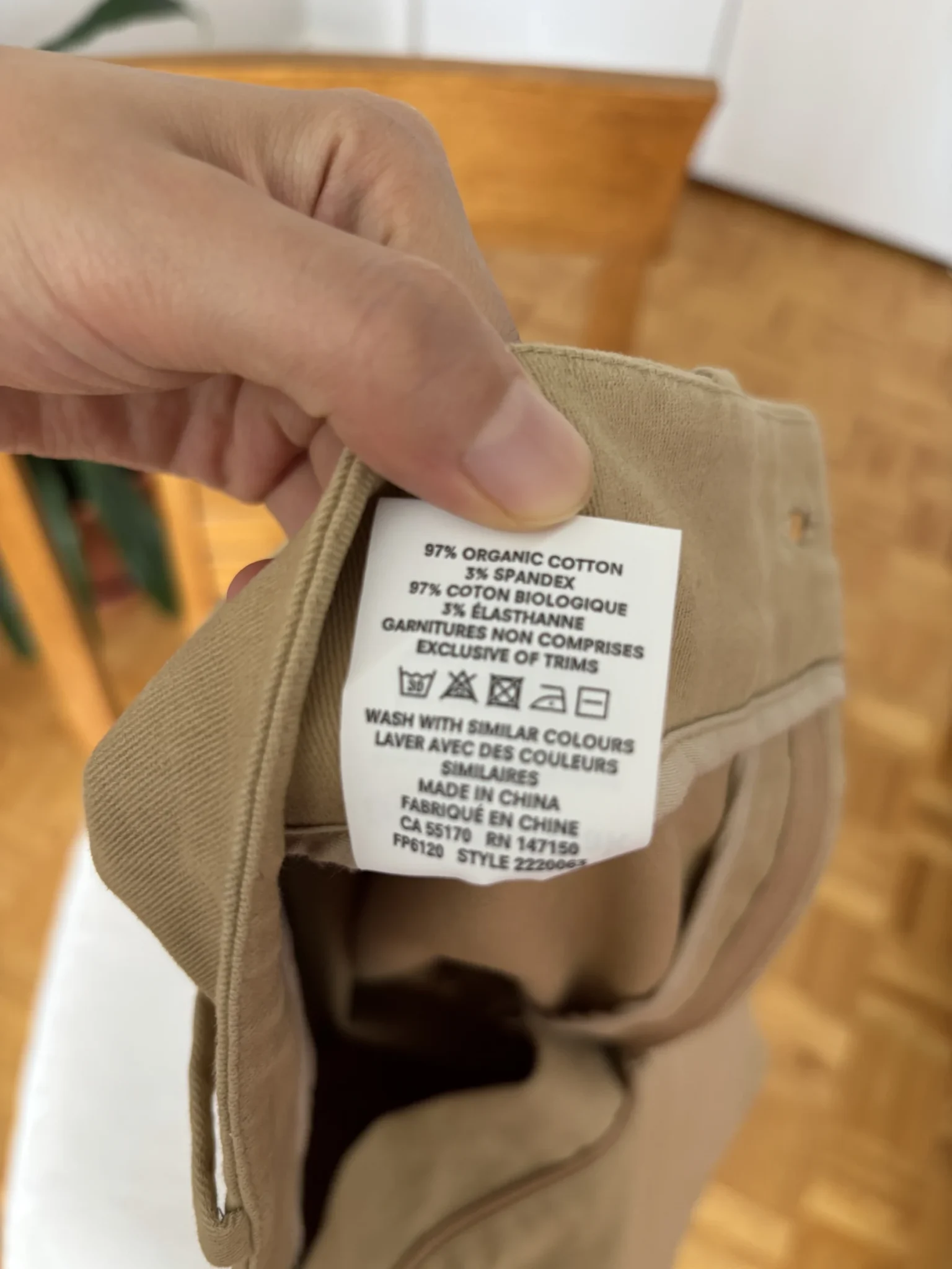 Image for Short Frank and Oak taille haute — Beige, taille 6