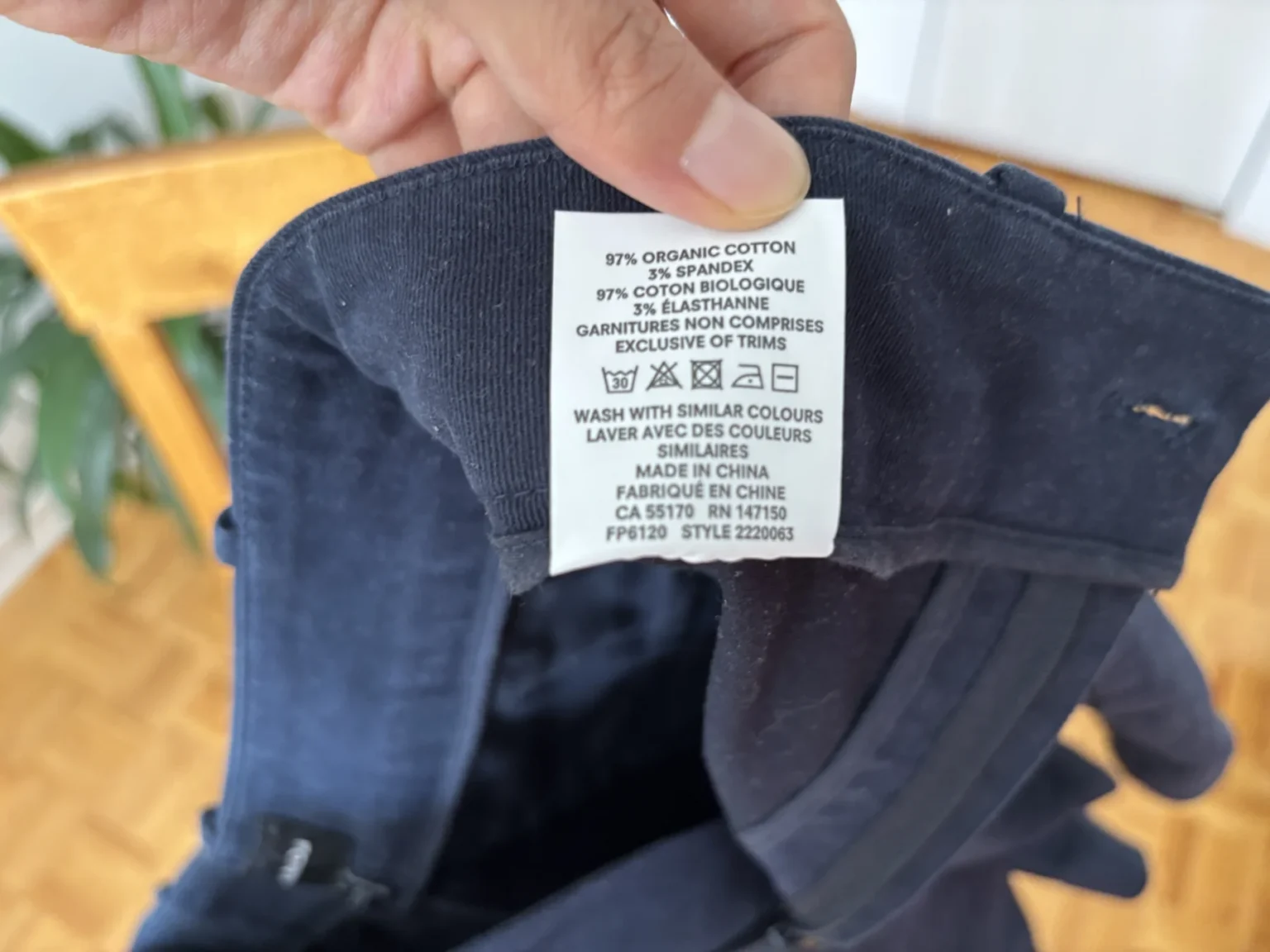 Image for Short Frank and Oak taille haute — Bleu marine, taille 6