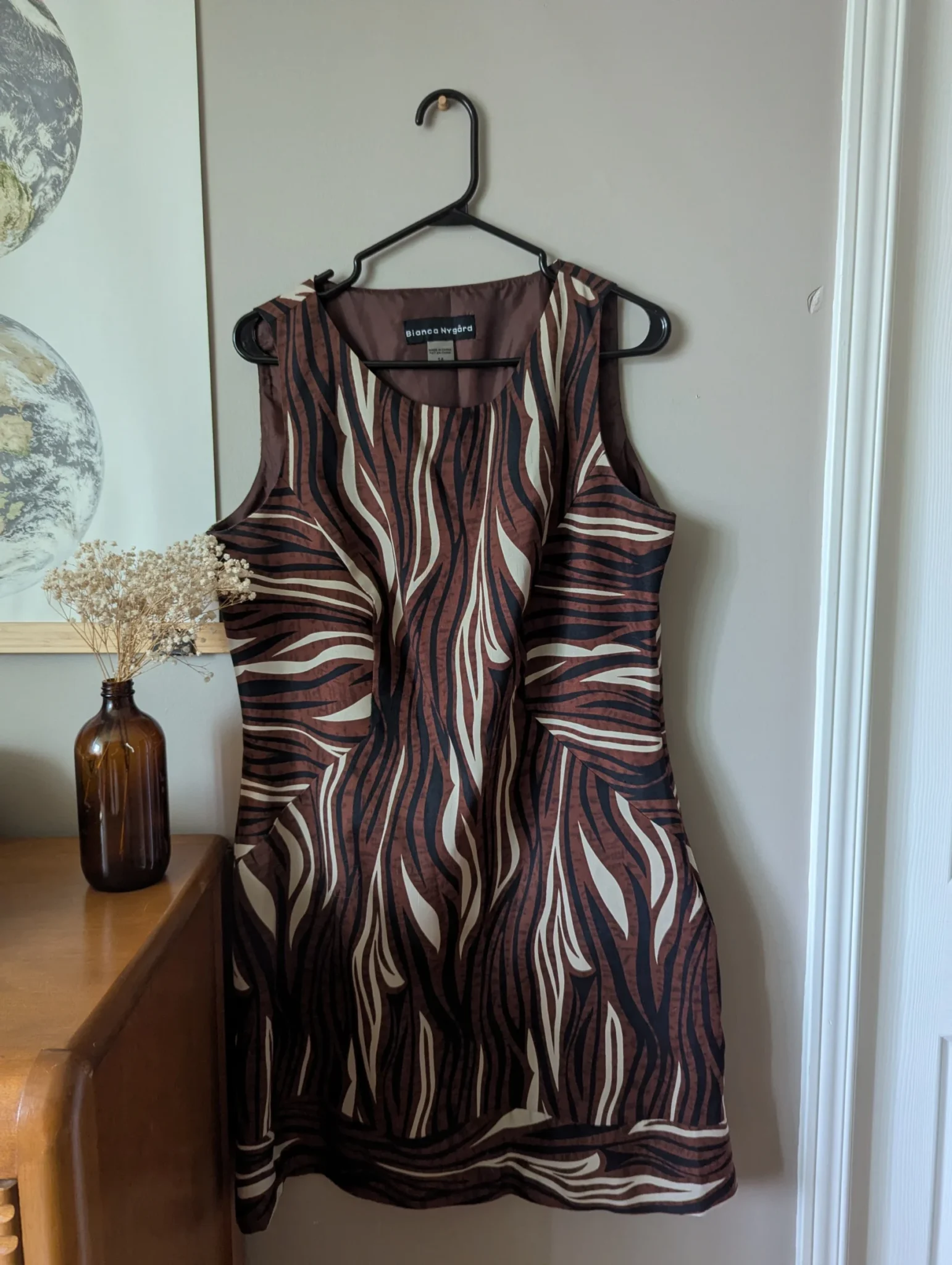 Featured image for Zebra-print dress