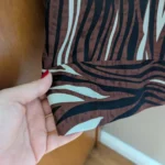 Thumbnail for Zebra-print dress