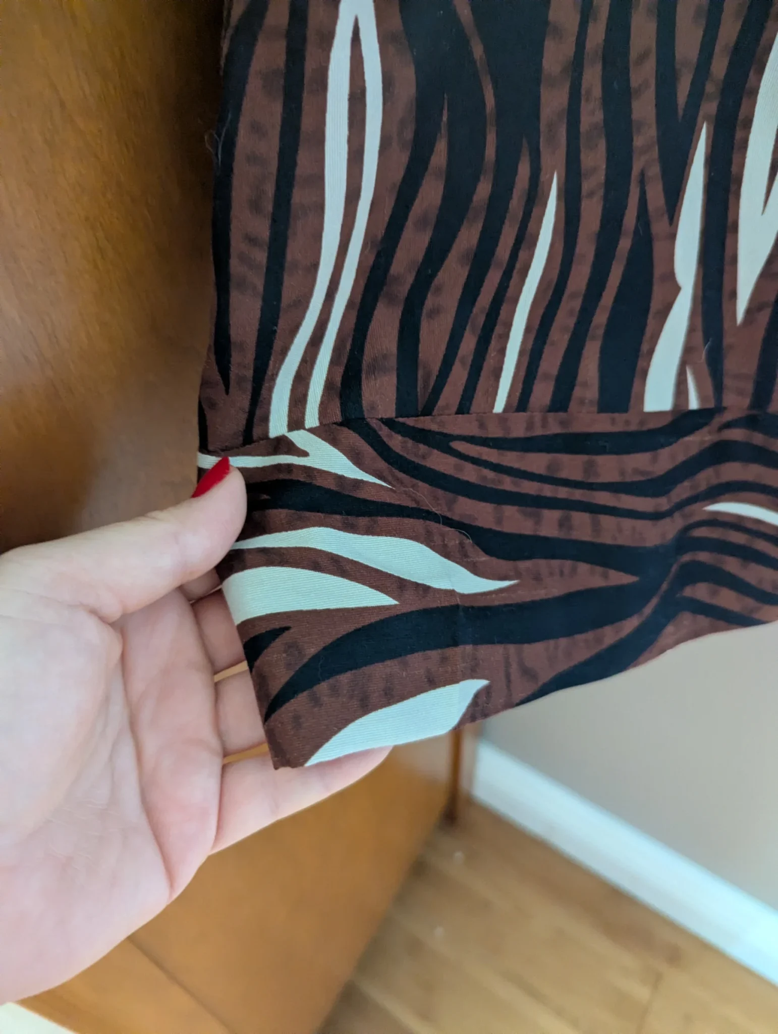 Image for Zebra-print dress