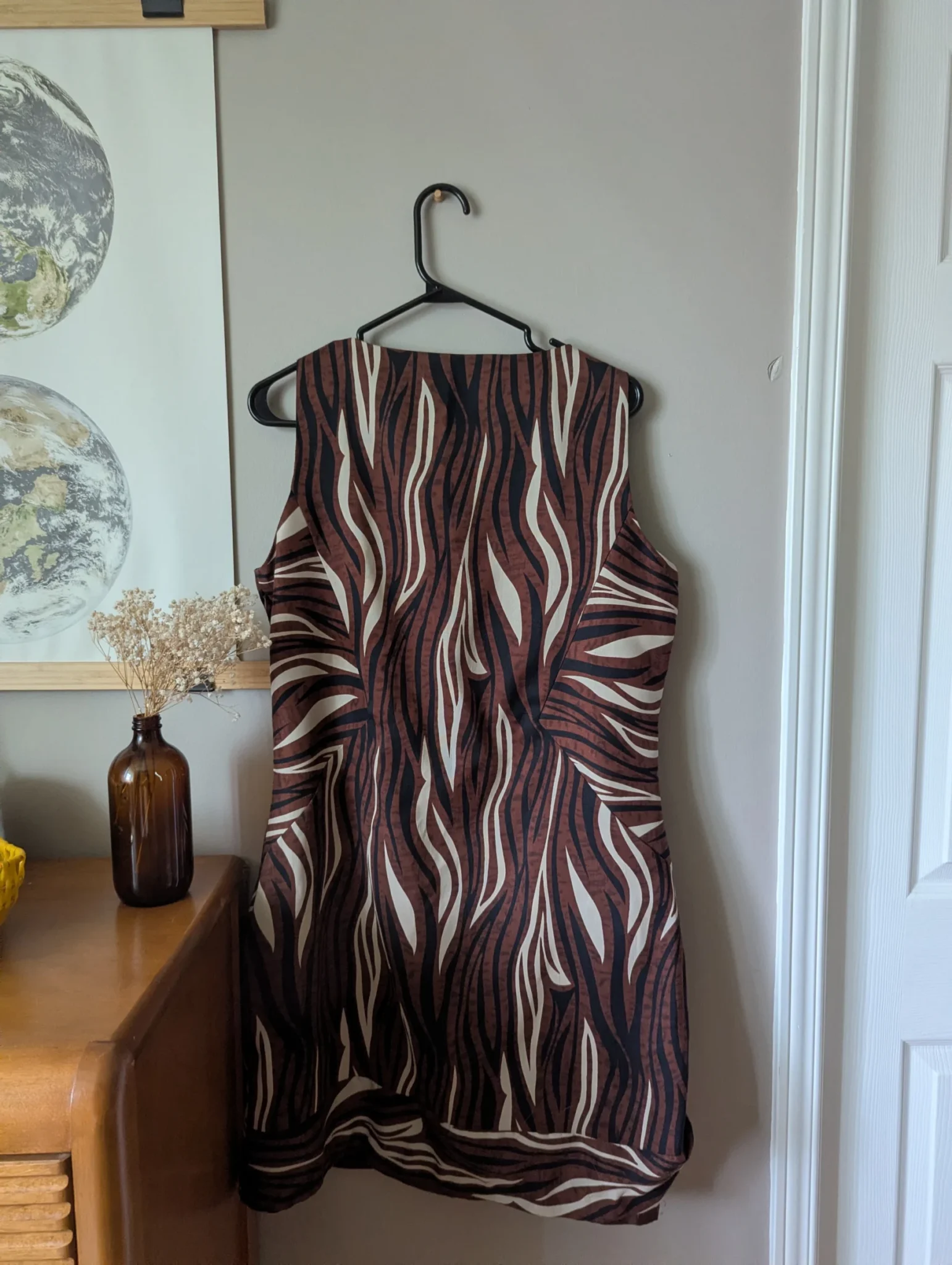 Image for Zebra-print dress