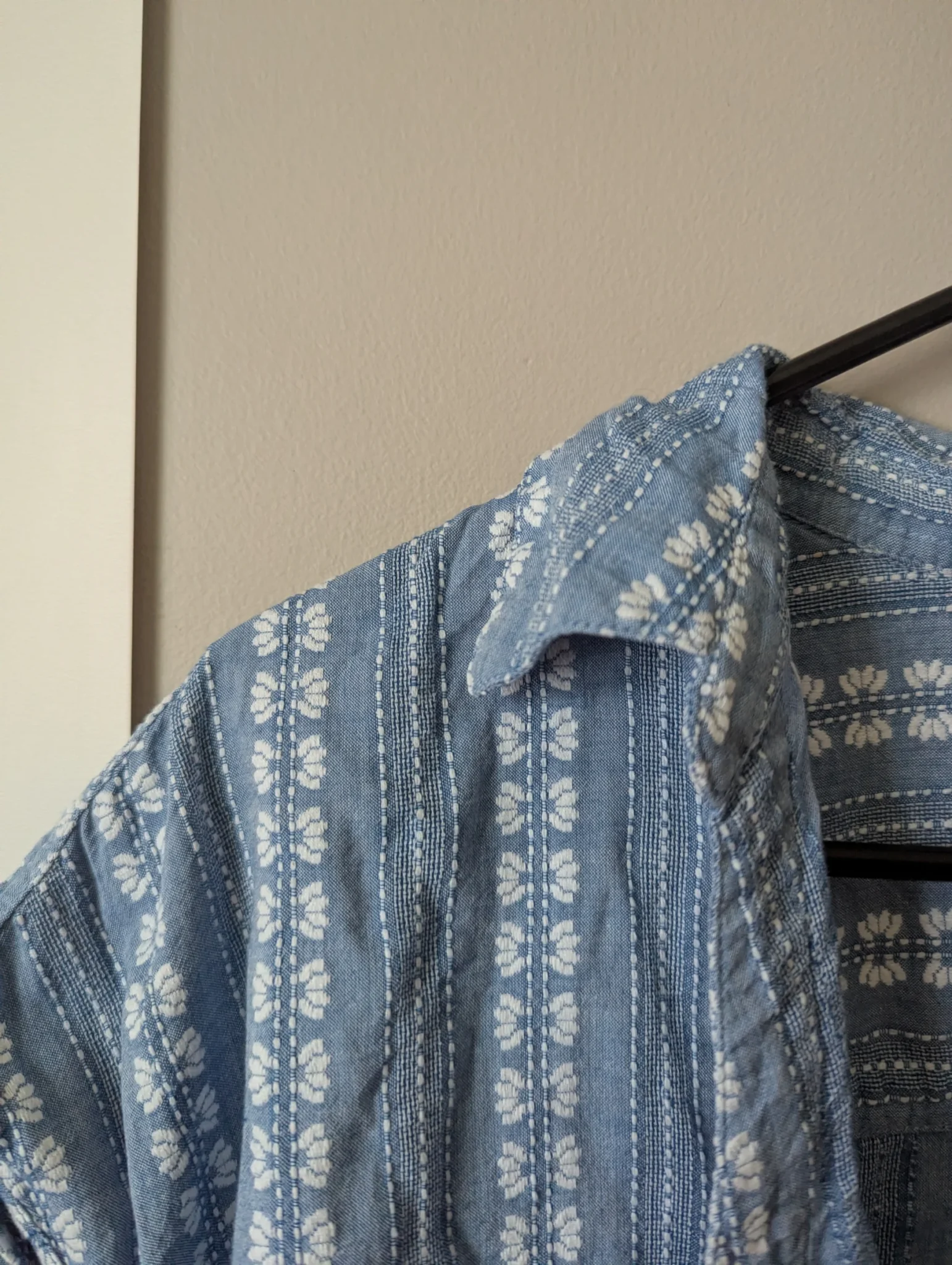 Image for Cotton shirt with embroidery