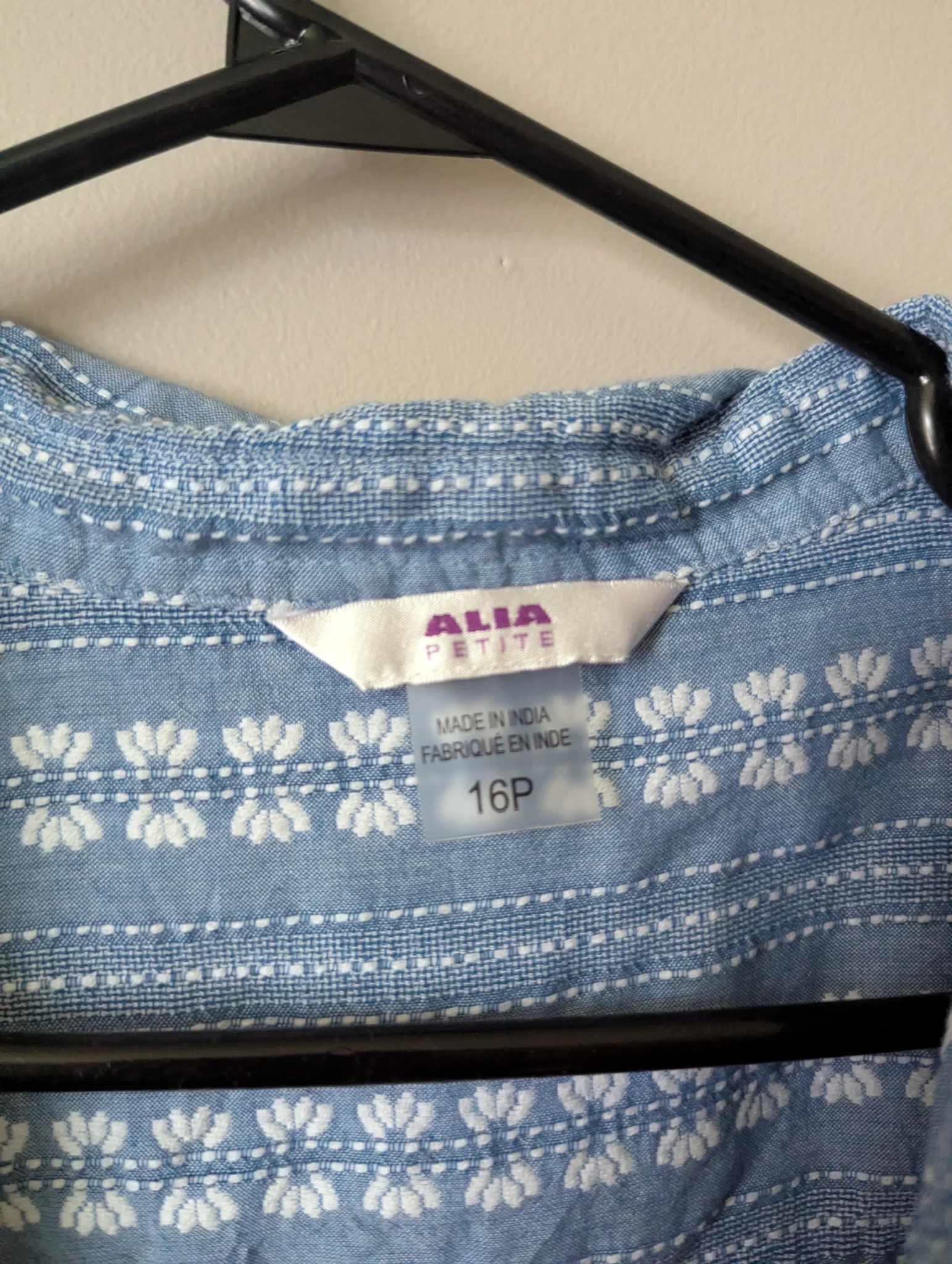 Image for Cotton shirt with embroidery