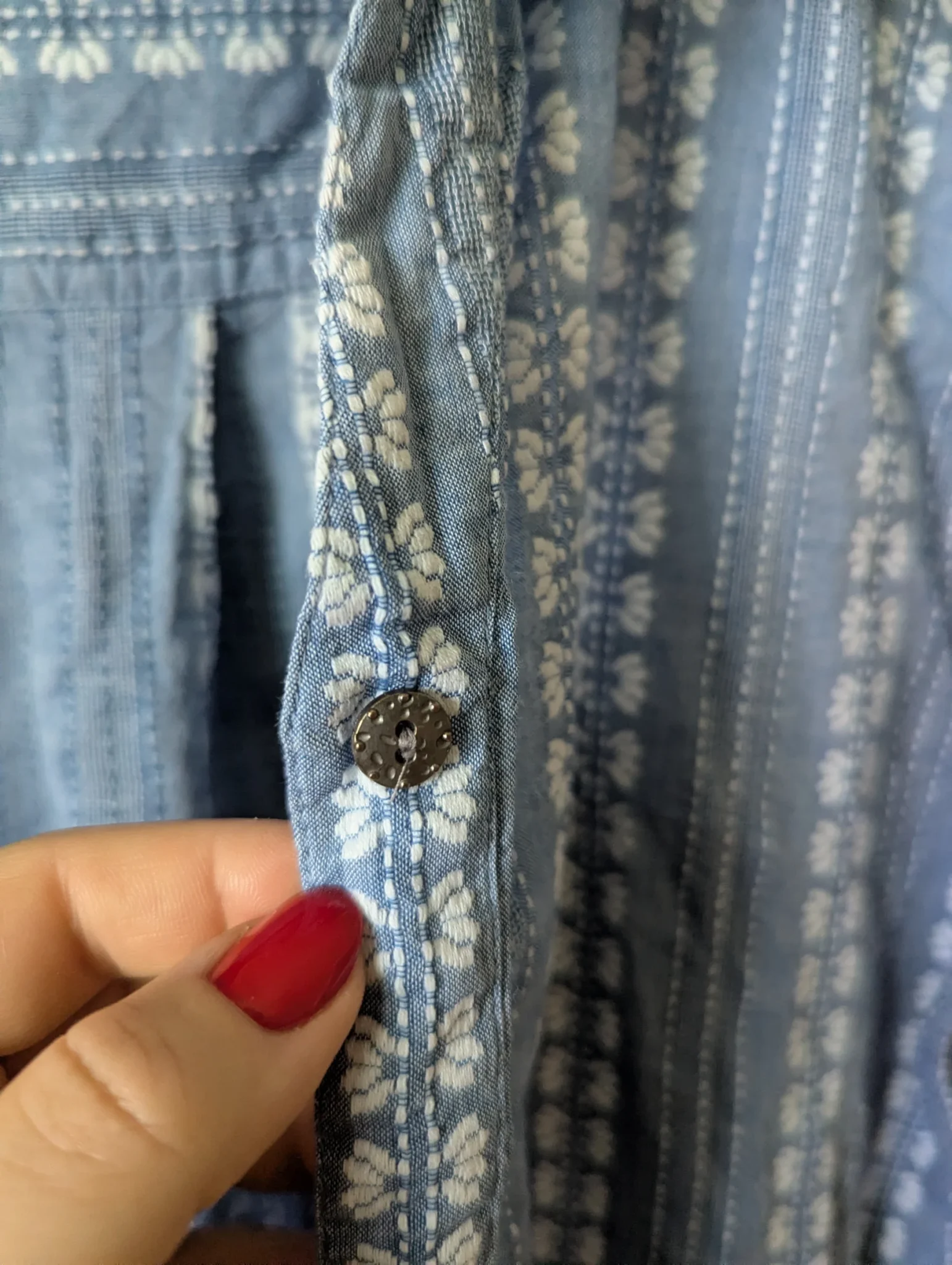 Image for Cotton shirt with embroidery