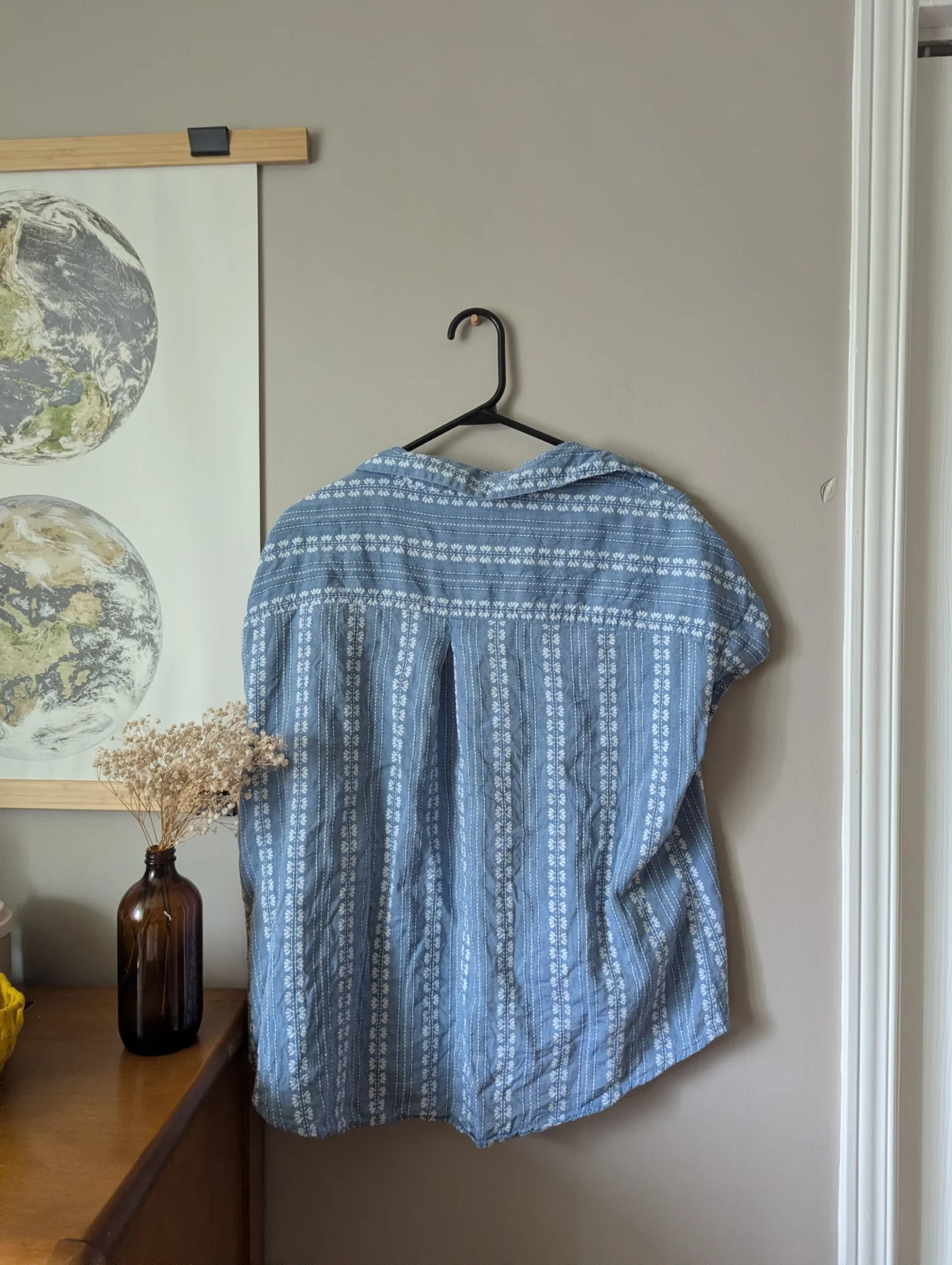 Image for Cotton shirt with embroidery