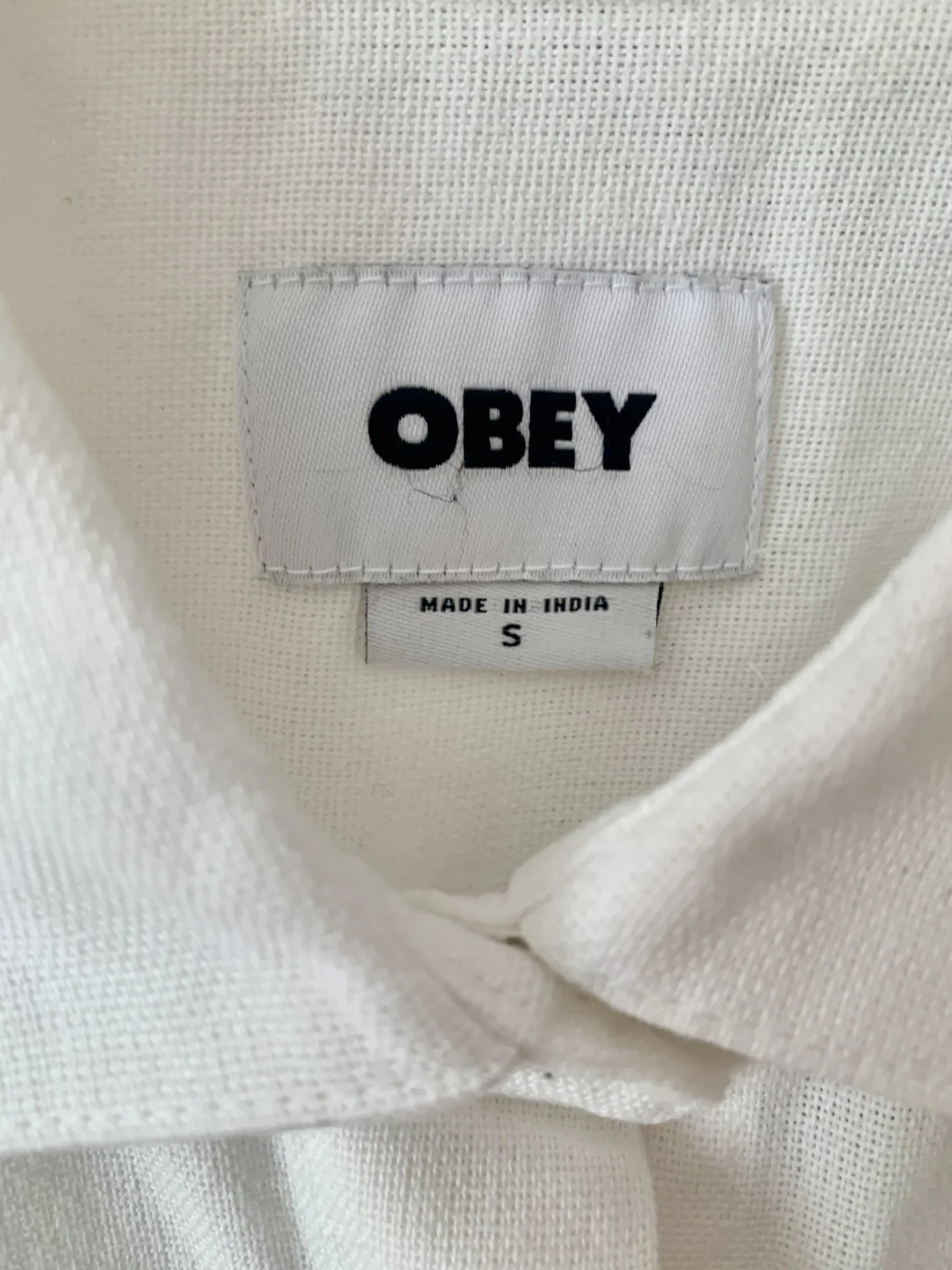 Image for Chemise à manches courtes Obey avec détails contrastants