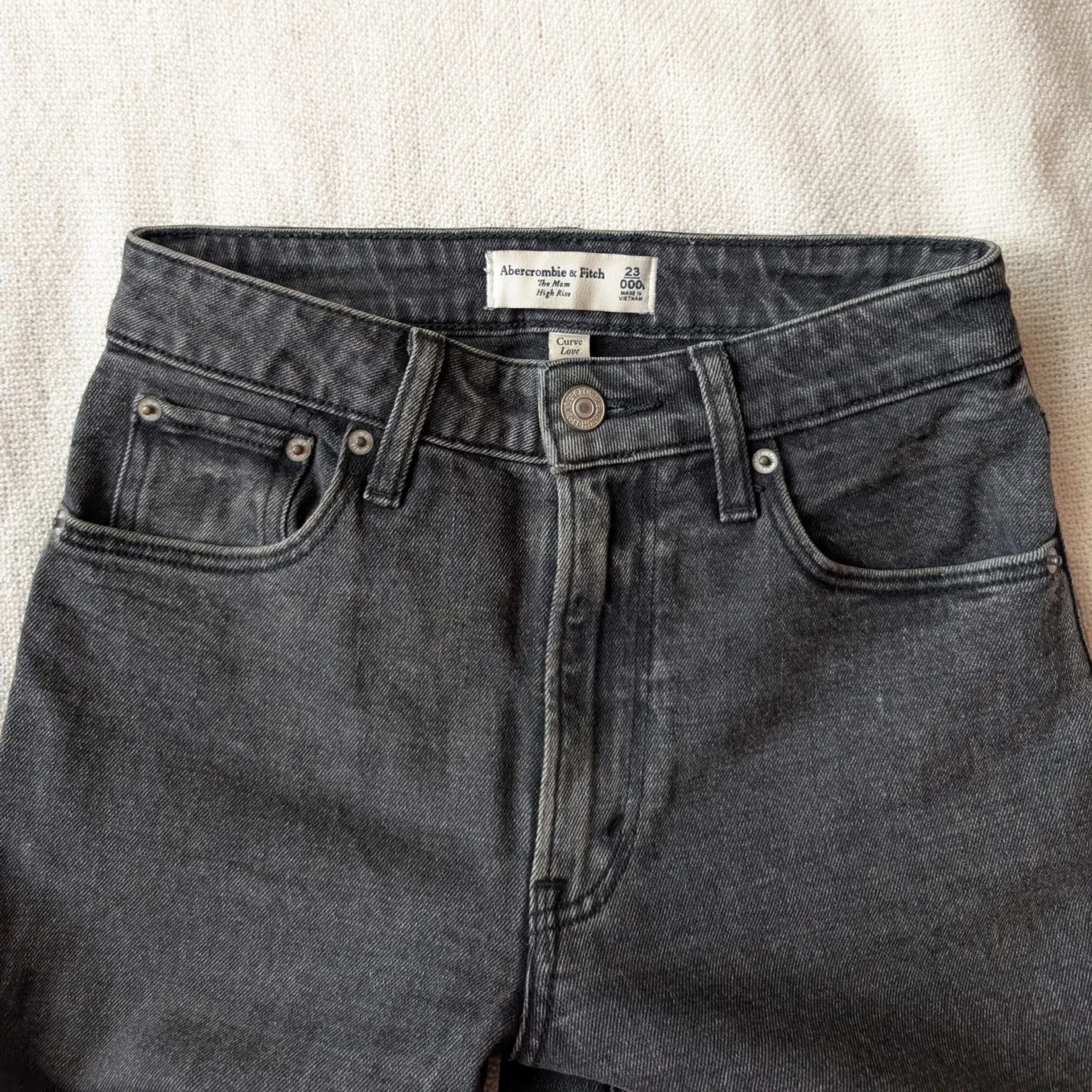 Image for Jeans Abercrombie Curve love noir