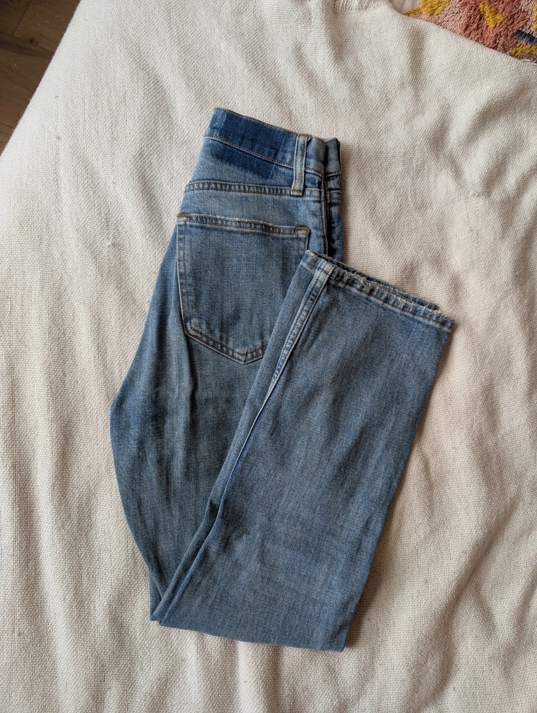 Jeans Abercrombie Curve love Bleu moyen Abercrombie and Fitch seconde main