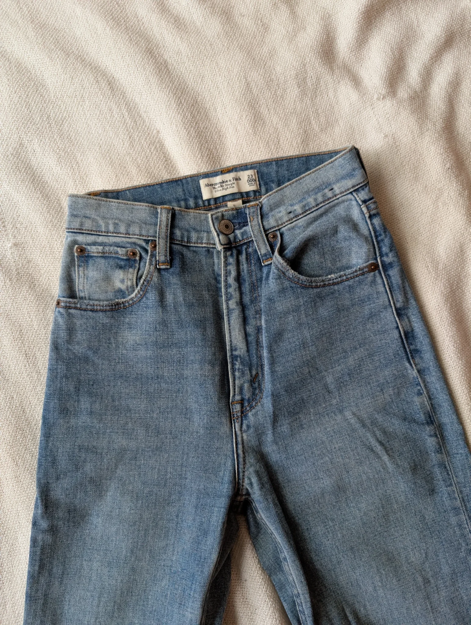 Image for Jeans Abercrombie Curve love Bleu moyen