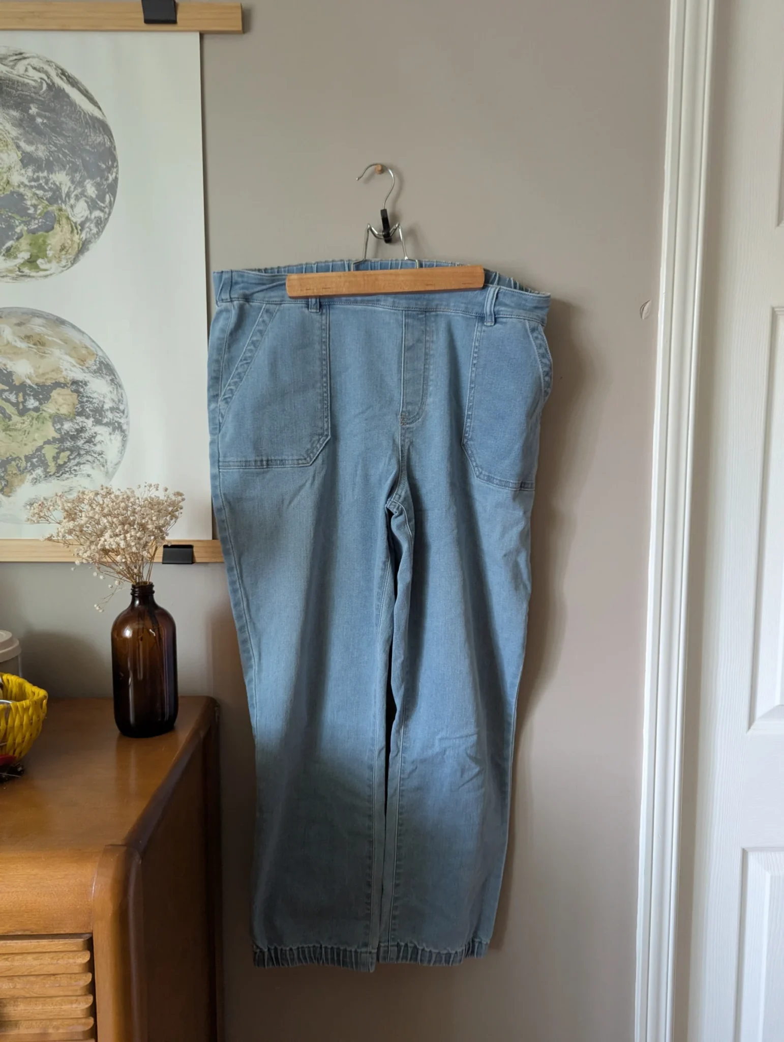 Featured image for Recycled denim capris