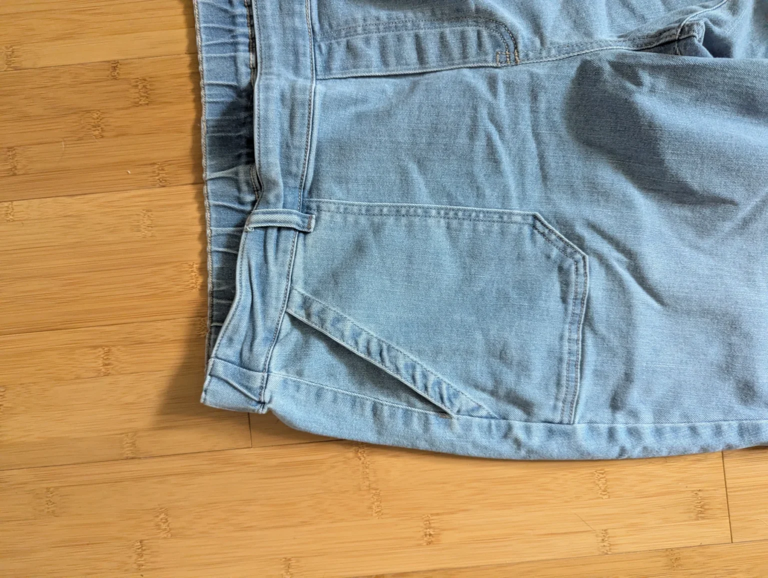 Image for Recycled denim capris