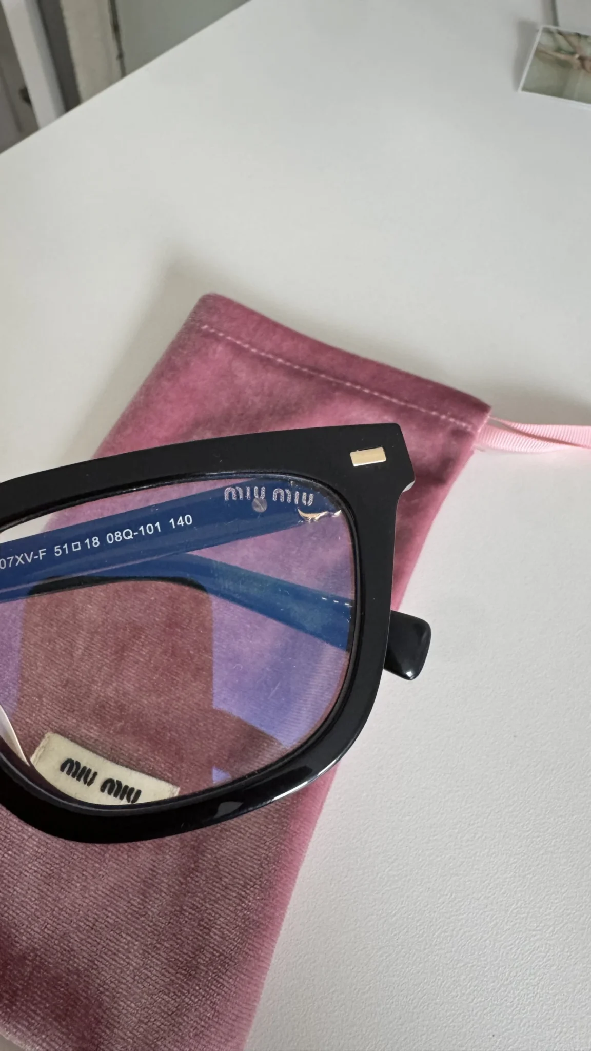 Image for Montures de lunettes MIU MIU bleues