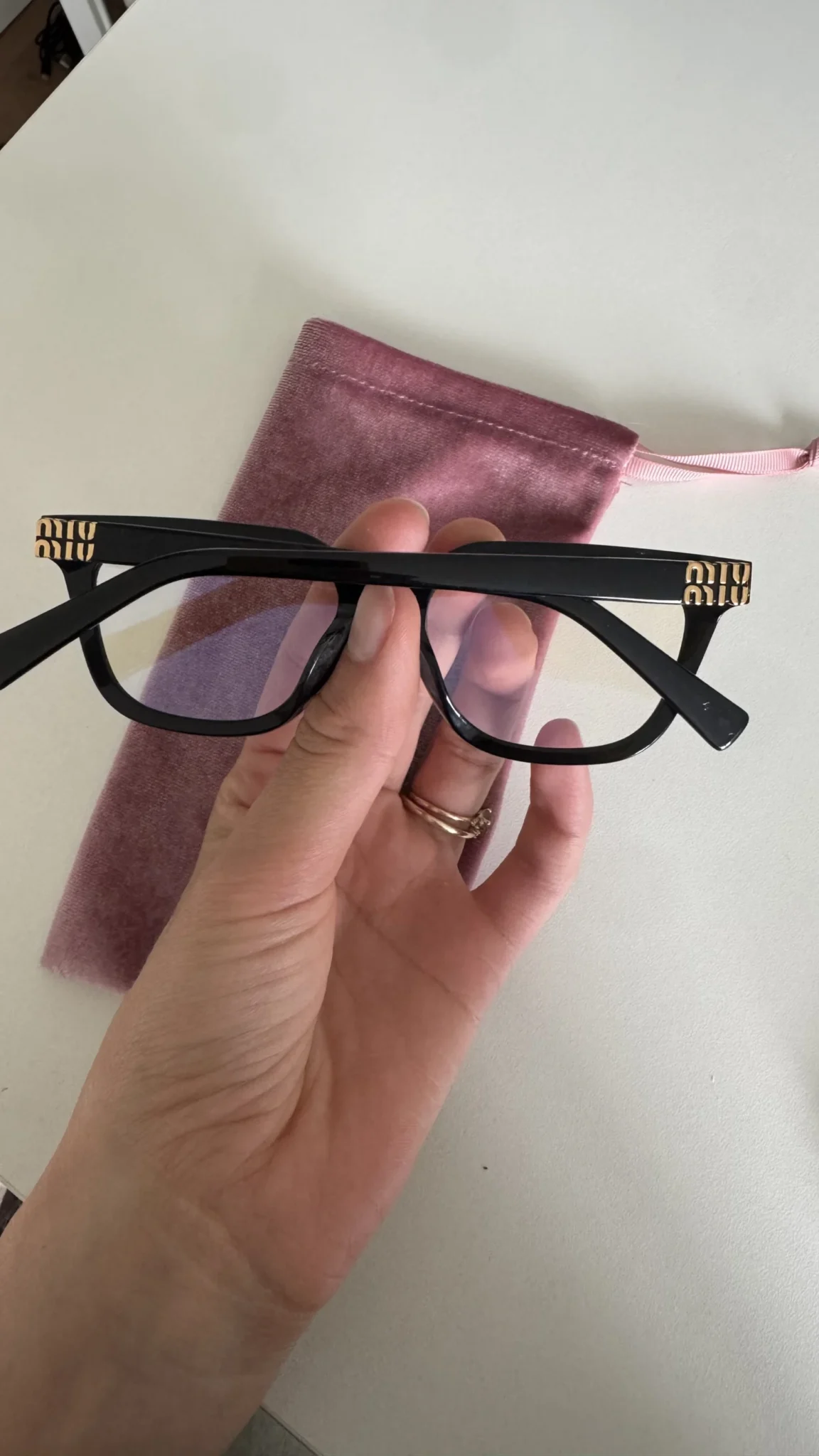 Image for Montures de lunettes MIU MIU bleues