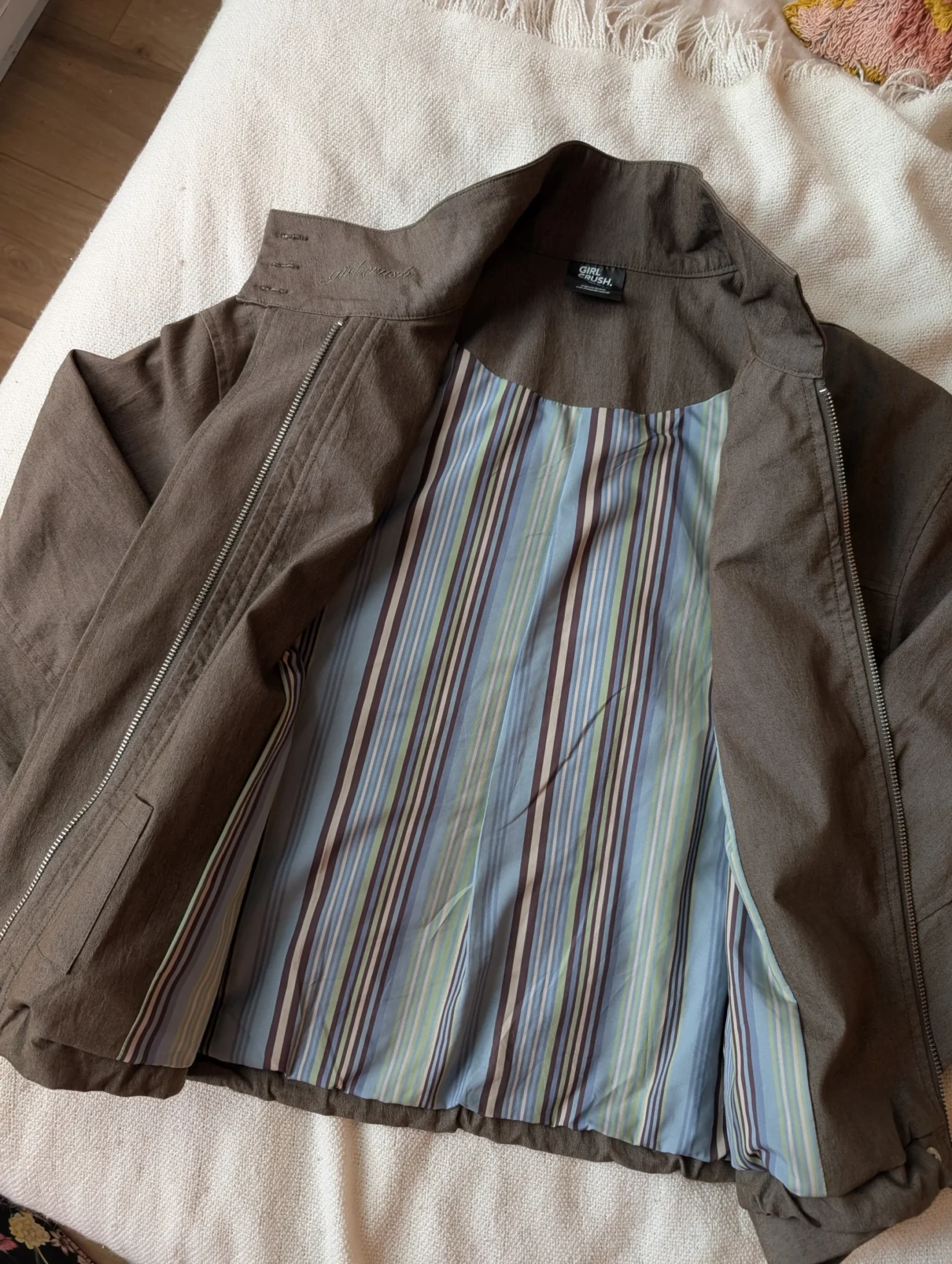 Image for Manteau mi-saison avec col asymétrique