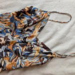 Thumbnail for Robe midi à motif satiné
