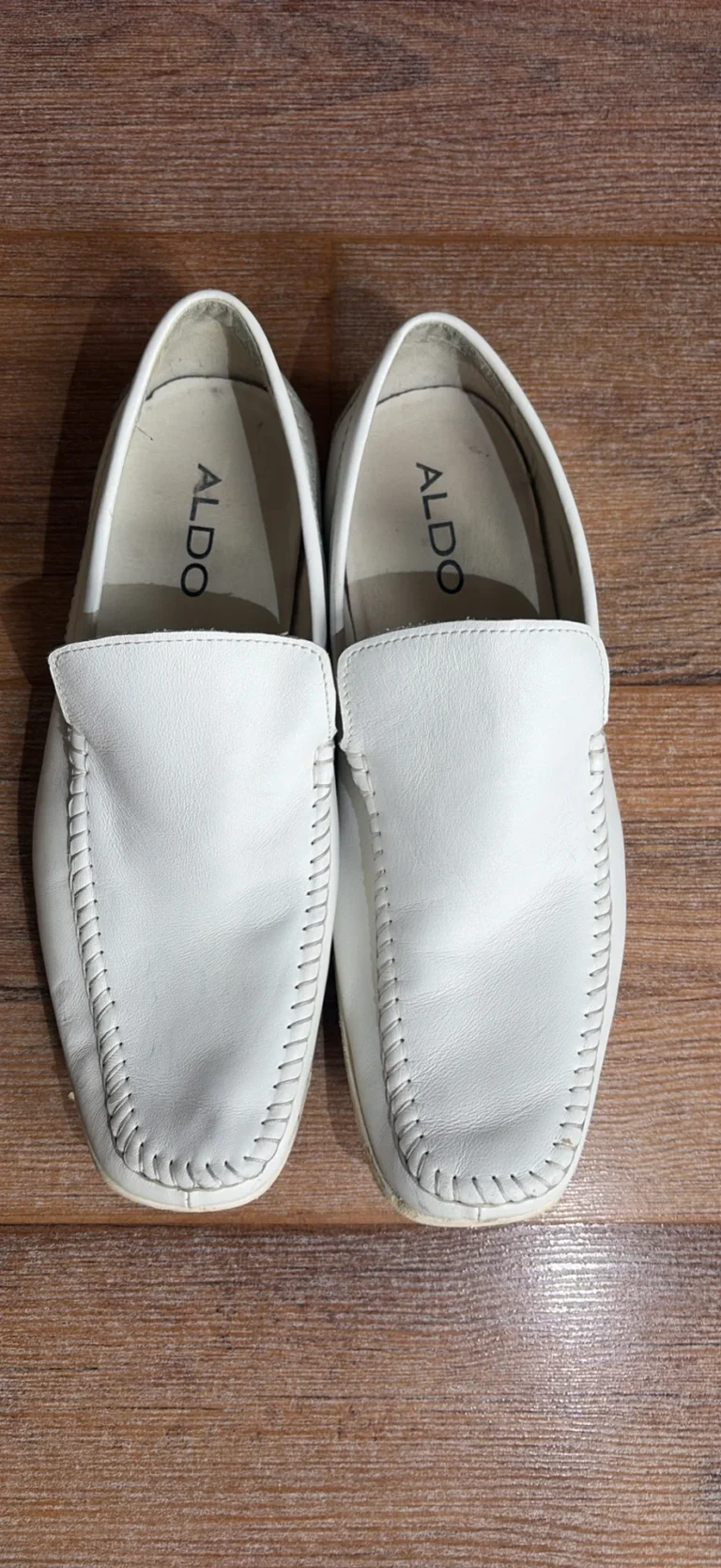 Image for Loafers blancs Aldo vintage homme – Taille 11