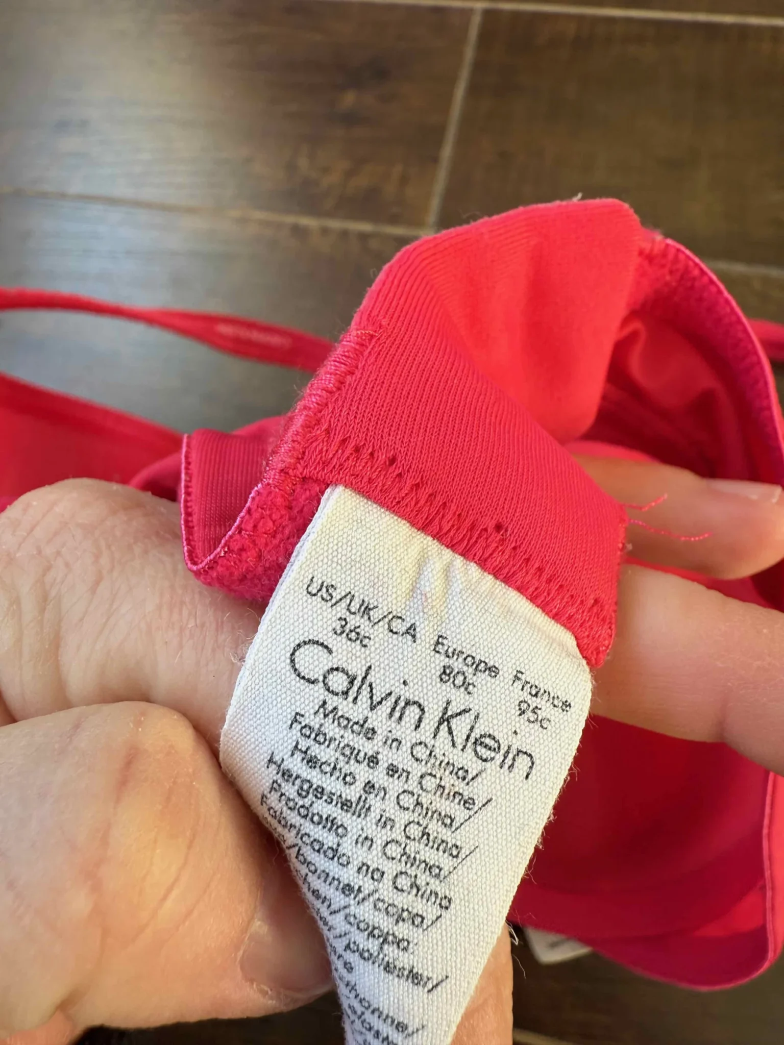 Image for 2 brassières Calvin Klein 36C + 36B