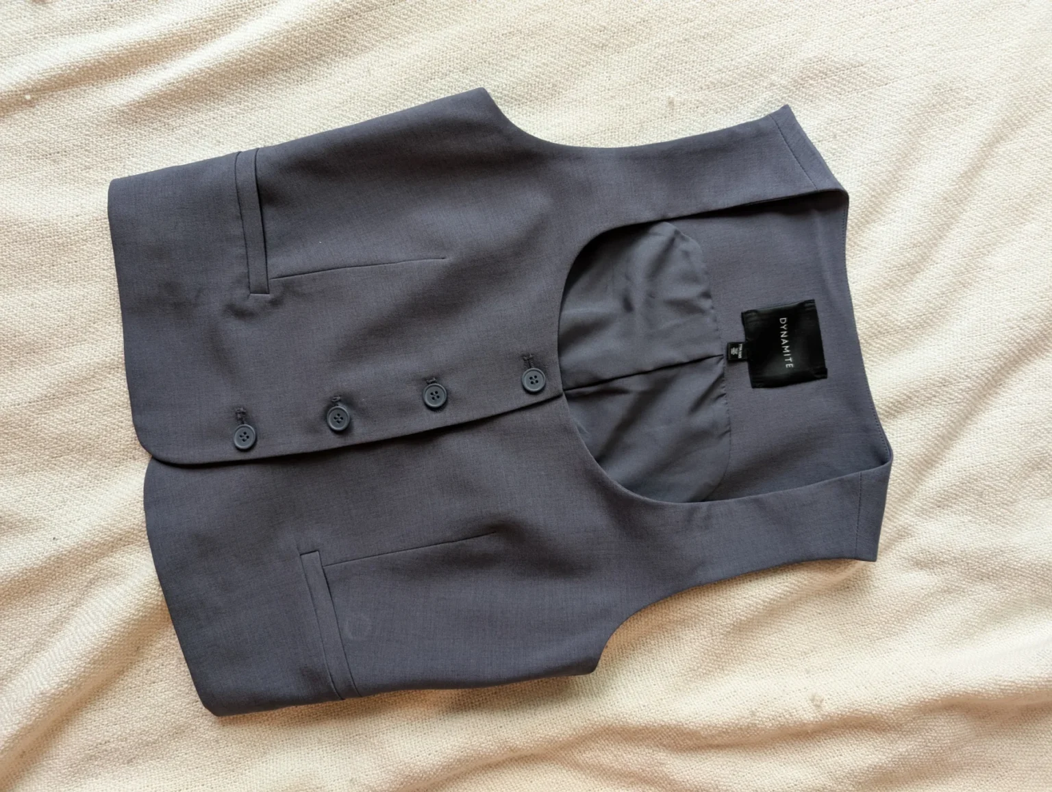 Featured image for Gilet dynamite bleu gris